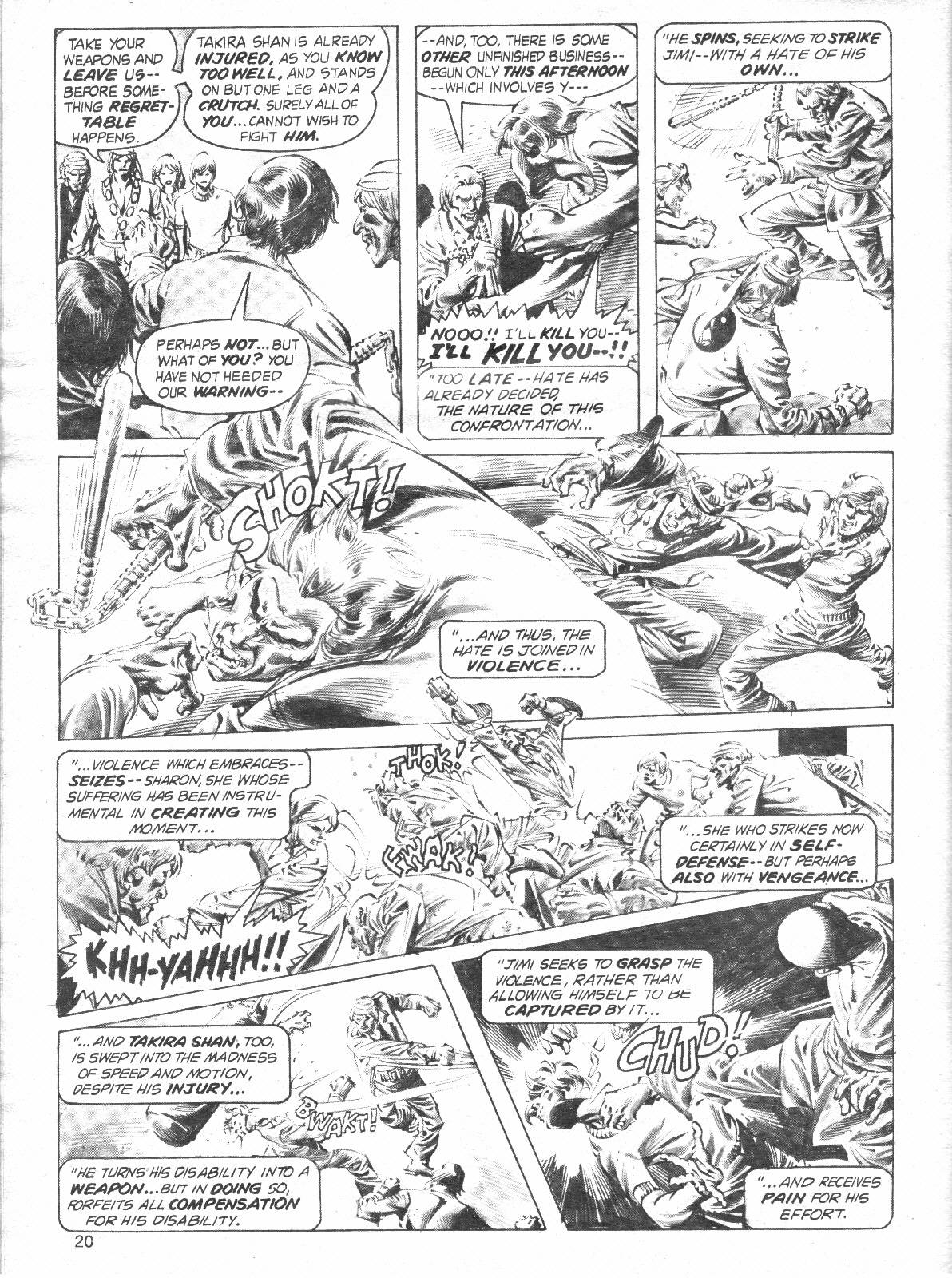 Read online The Deadly Hands of Kung Fu comic -  Issue #33 - 20