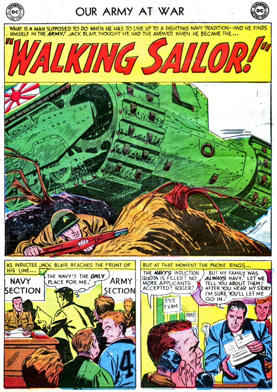 Read online Our Army at War (1952) comic -  Issue #38 - 27