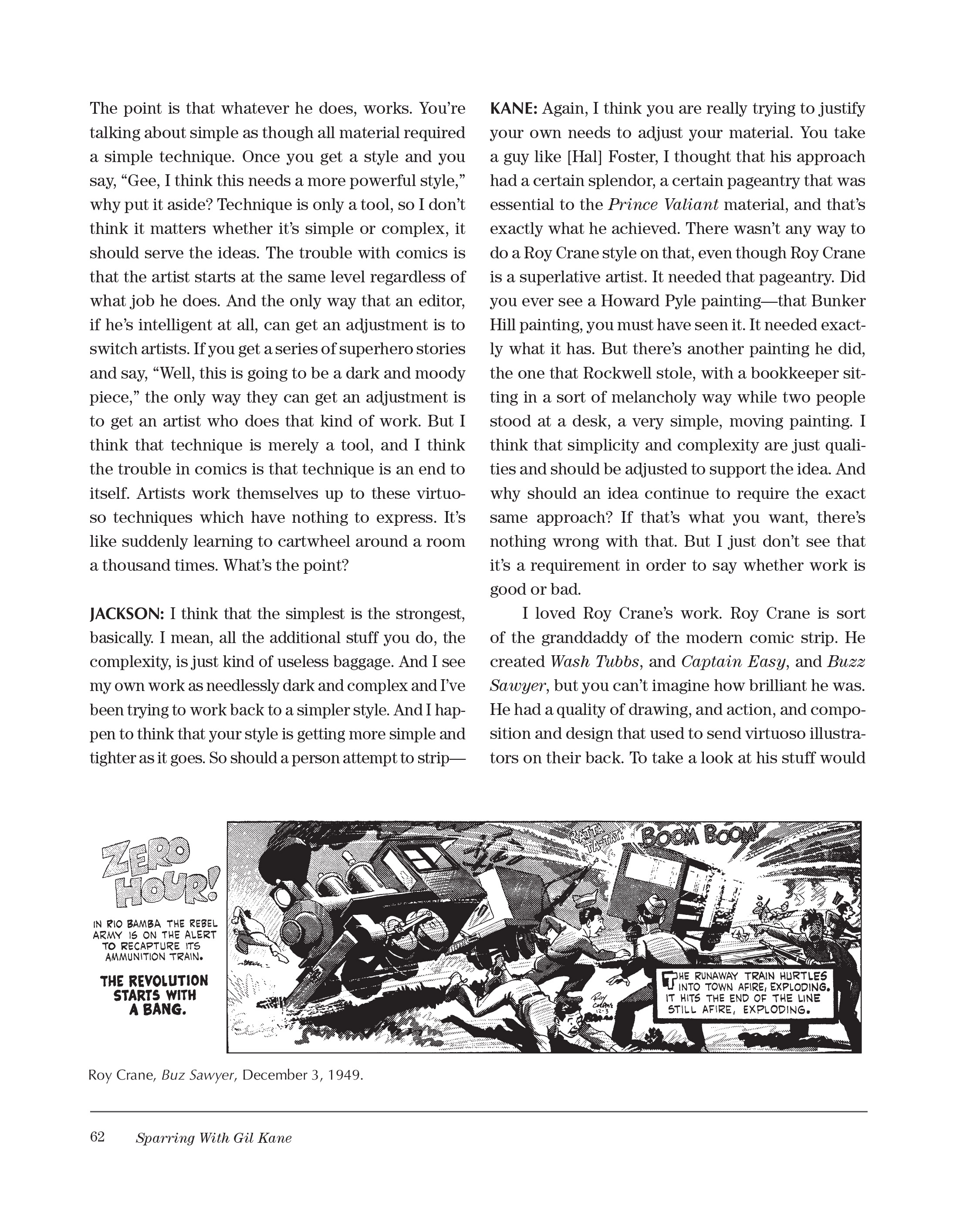 Read online Sparring With Gil Kane: Colloquies On Comic Art and Aesthetics comic -  Issue # TPB (Part 1) - 62