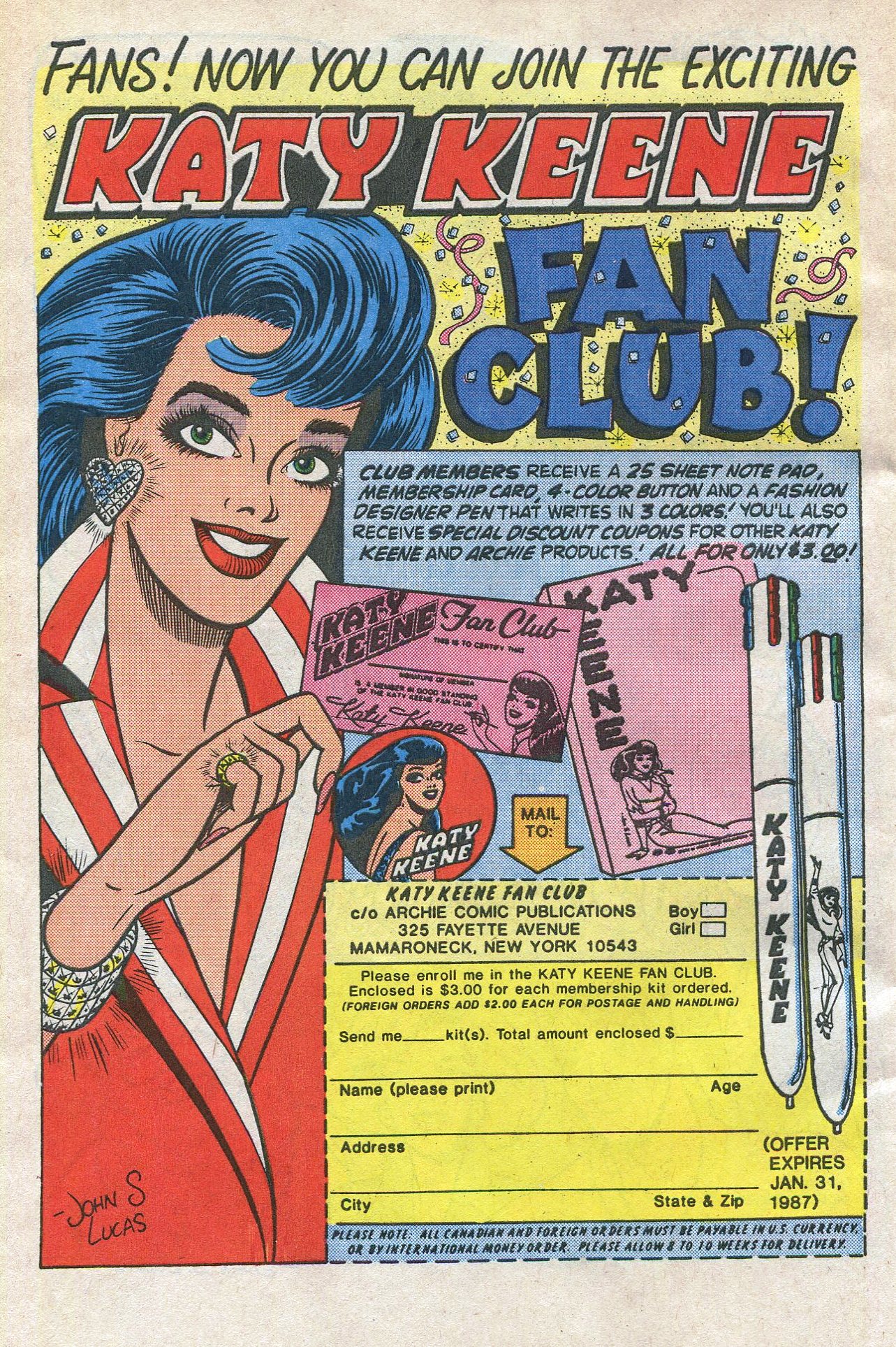 Read online Katy Keene (1983) comic -  Issue #19 - 34