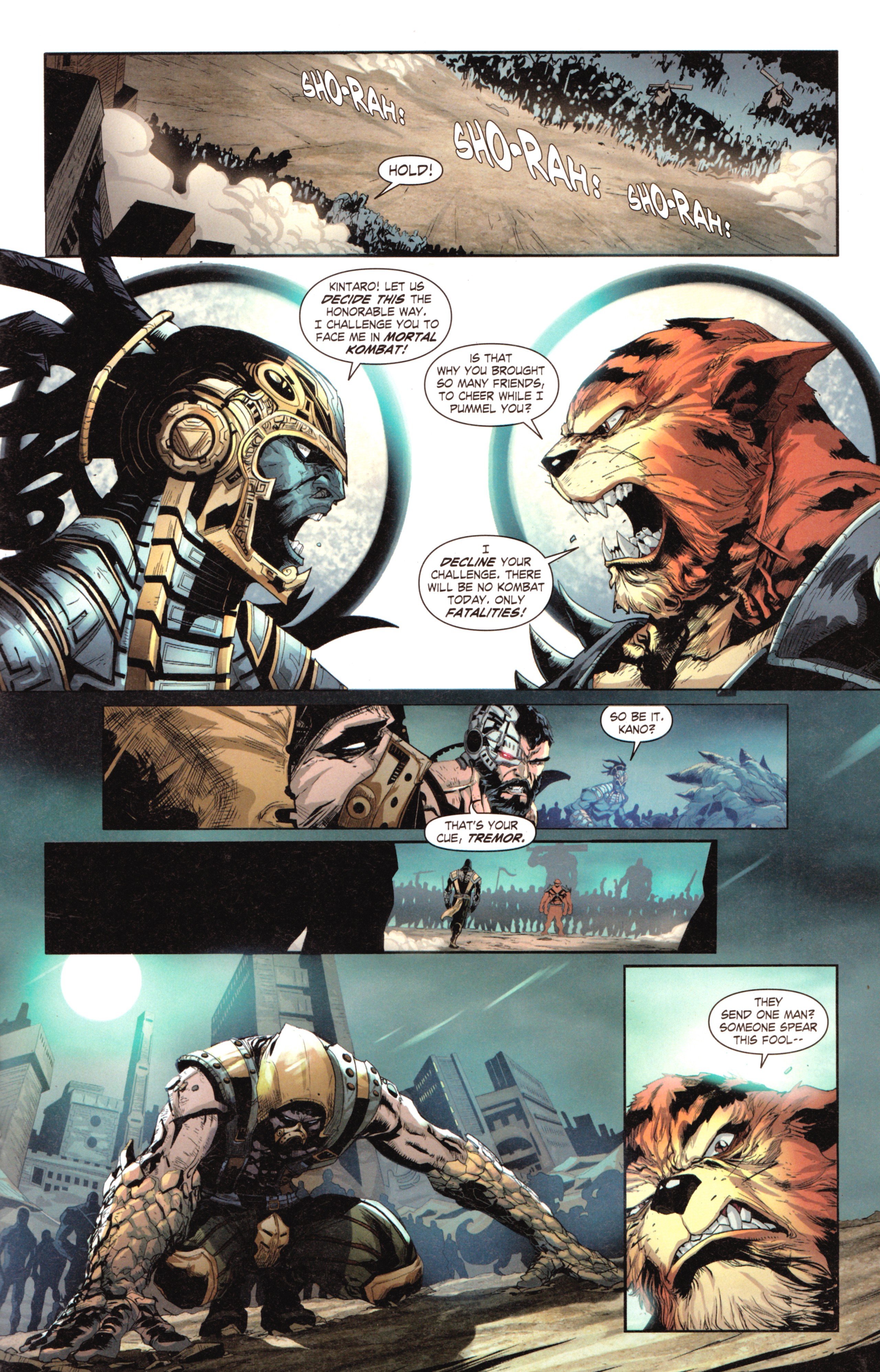 Read online Mortal Kombat X [II] comic -  Issue #7 - 23