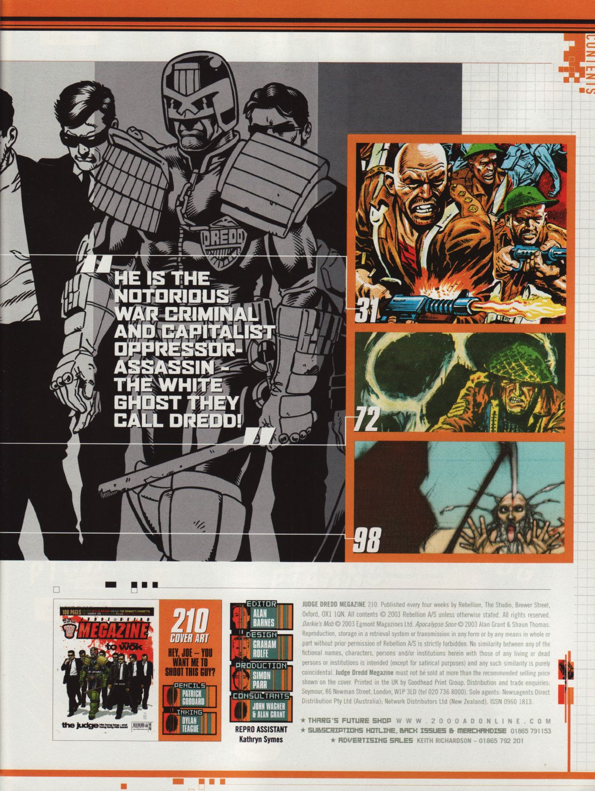 Judge Dredd Megazine (Vol. 5) issue 210 - Page 3