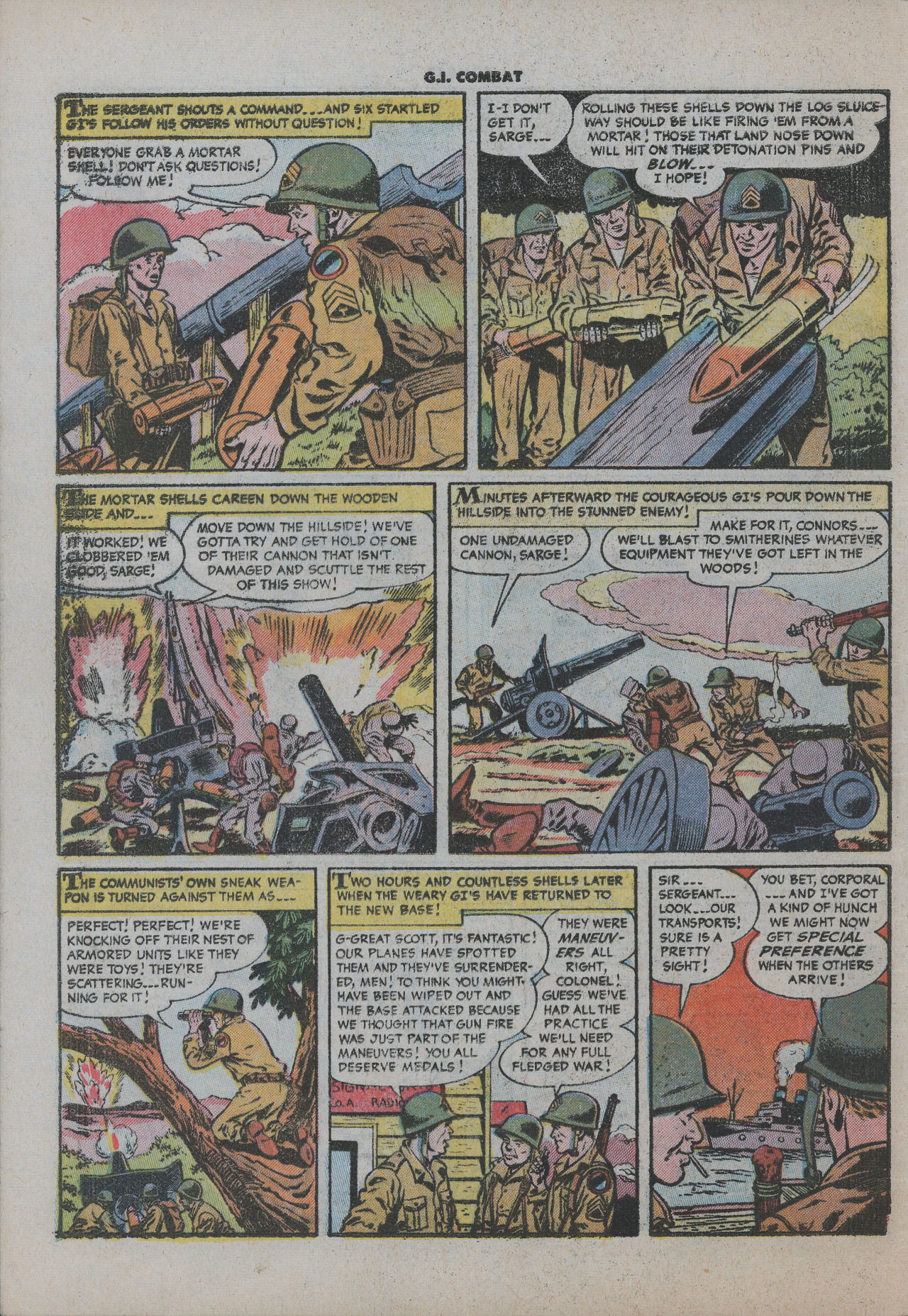 Read online G.I. Combat (1952) comic -  Issue #29 - 32