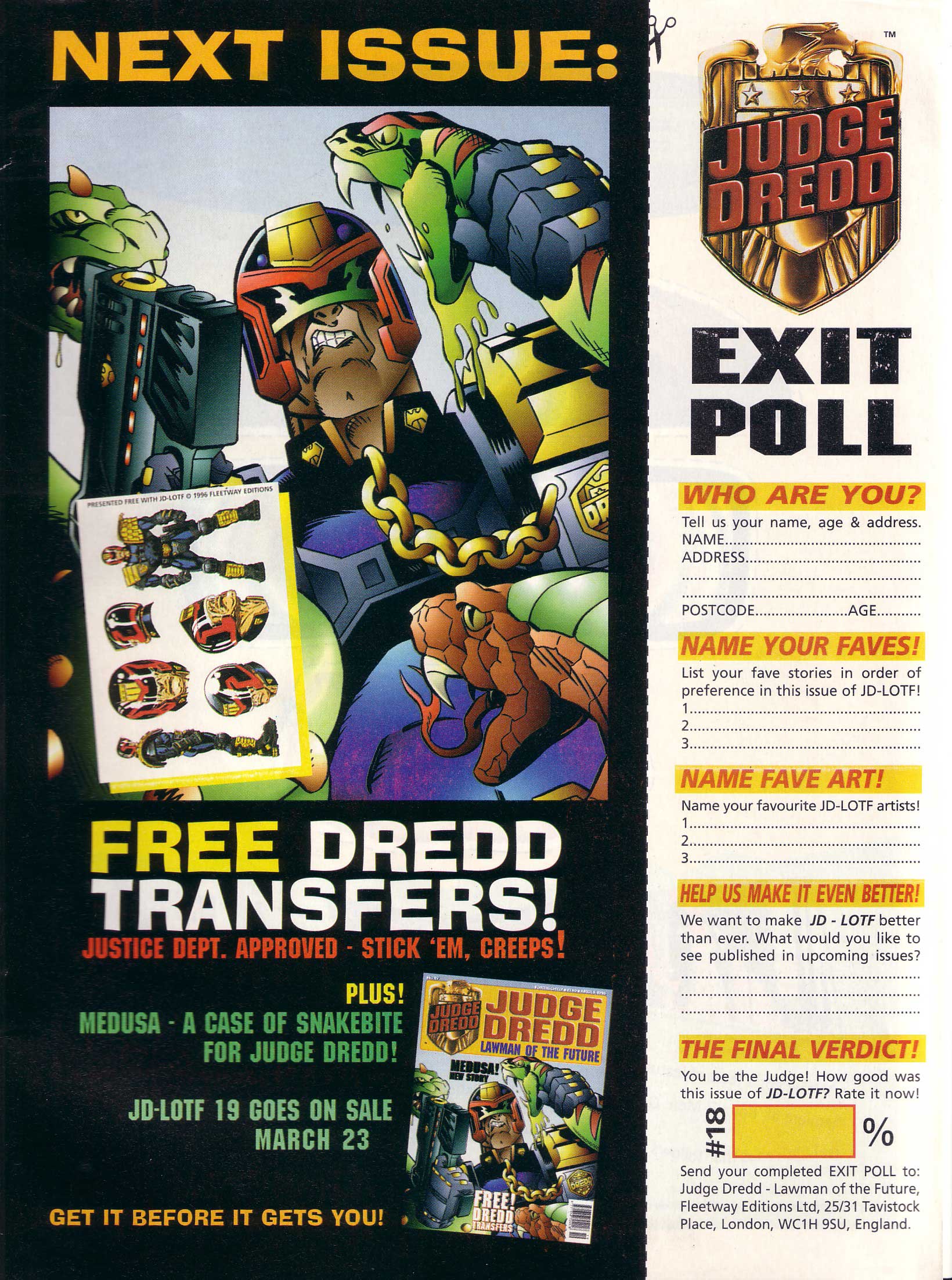 Read online Judge Dredd Lawman of the Future comic -  Issue #18 - 29