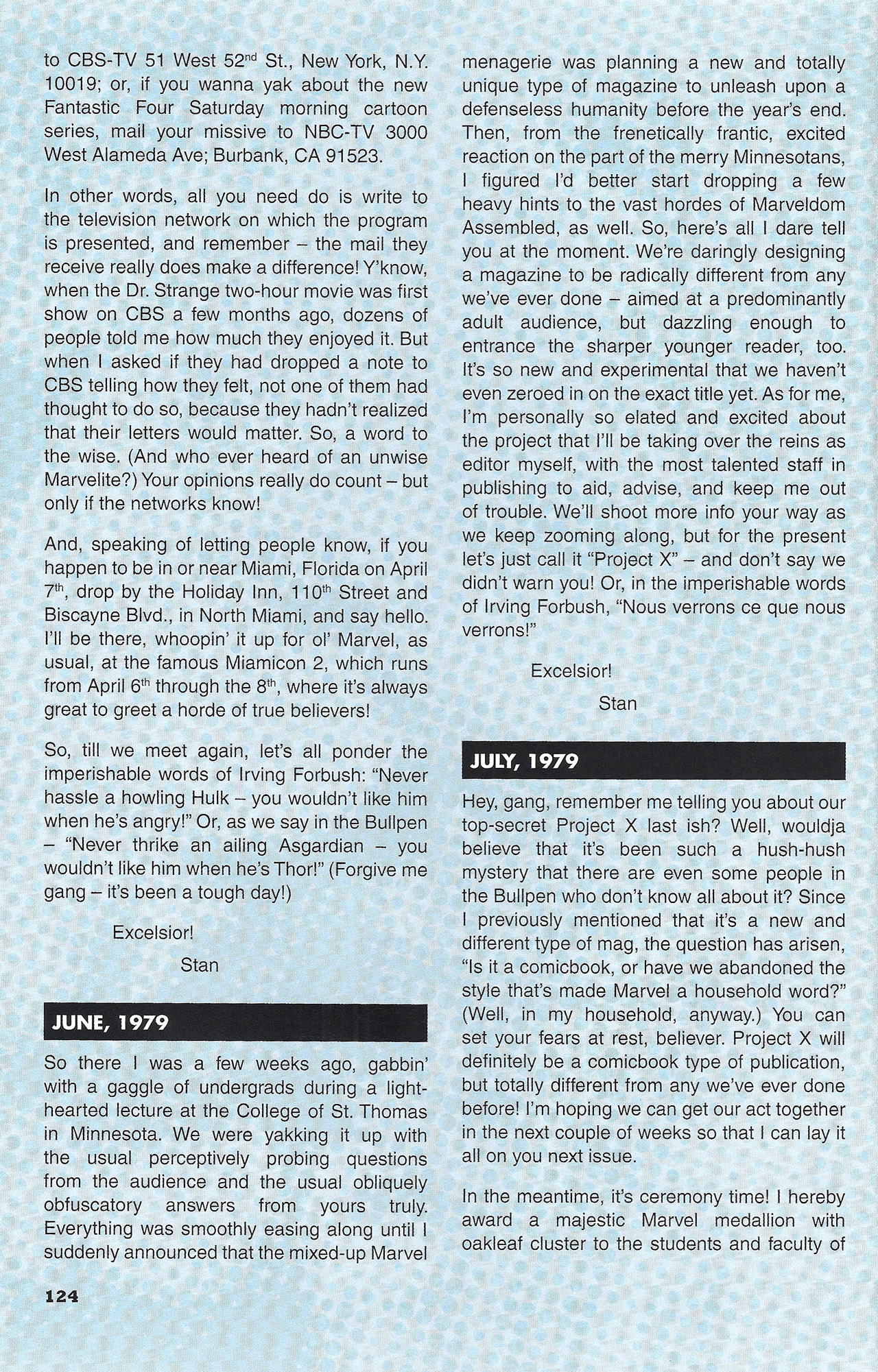 Read online Stan's Soapbox: The Collection comic -  Issue # TPB - 108