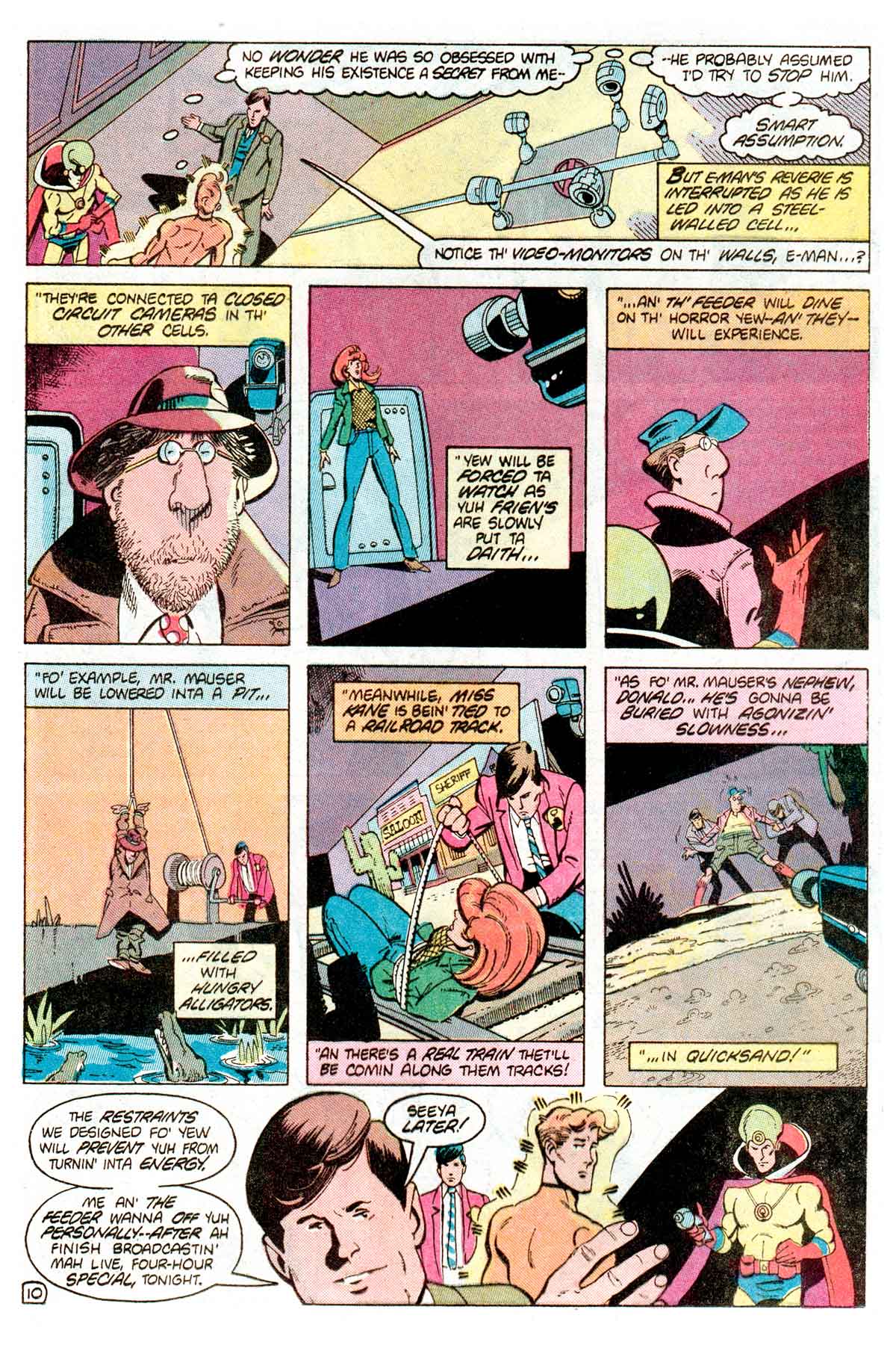 Read online E-Man (1983) comic -  Issue #7 - 12