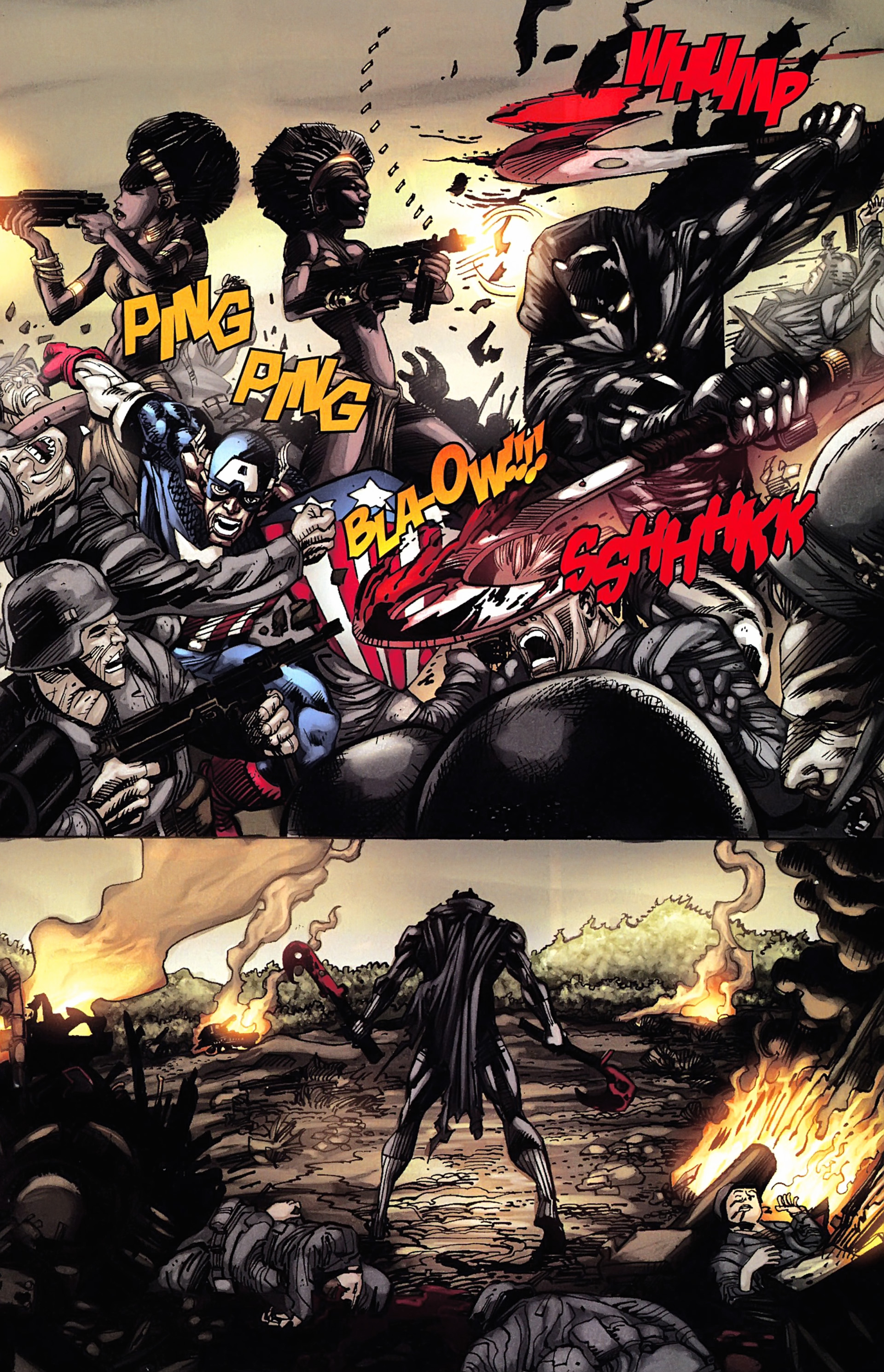 Read online Black Panther/Captain America: Flags Of Our Fathers comic -  Issue #2 - 16
