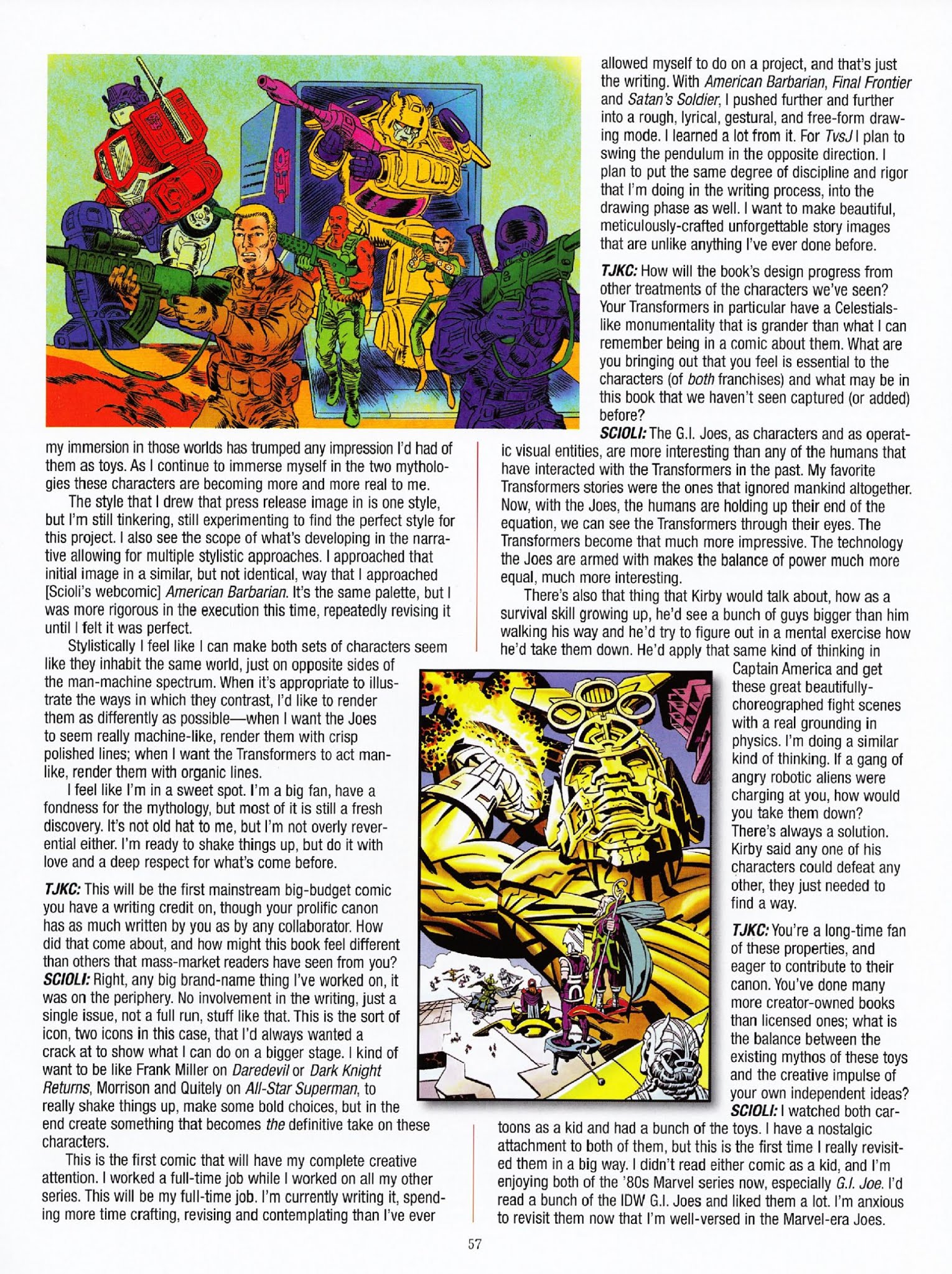 Read online The Jack Kirby Collector comic -  Issue #62 - 58
