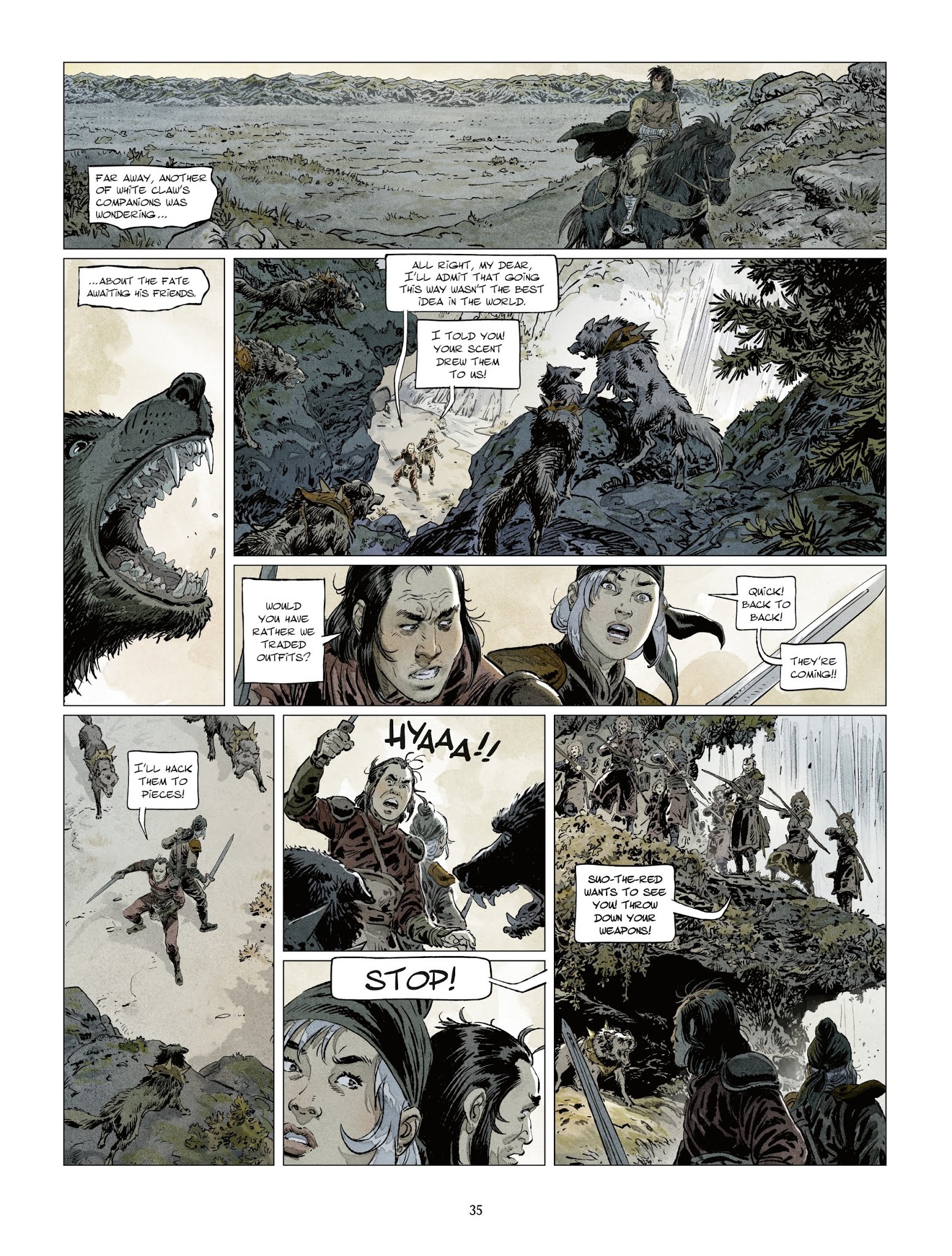 Read online White Claw comic -  Issue #3 - 37