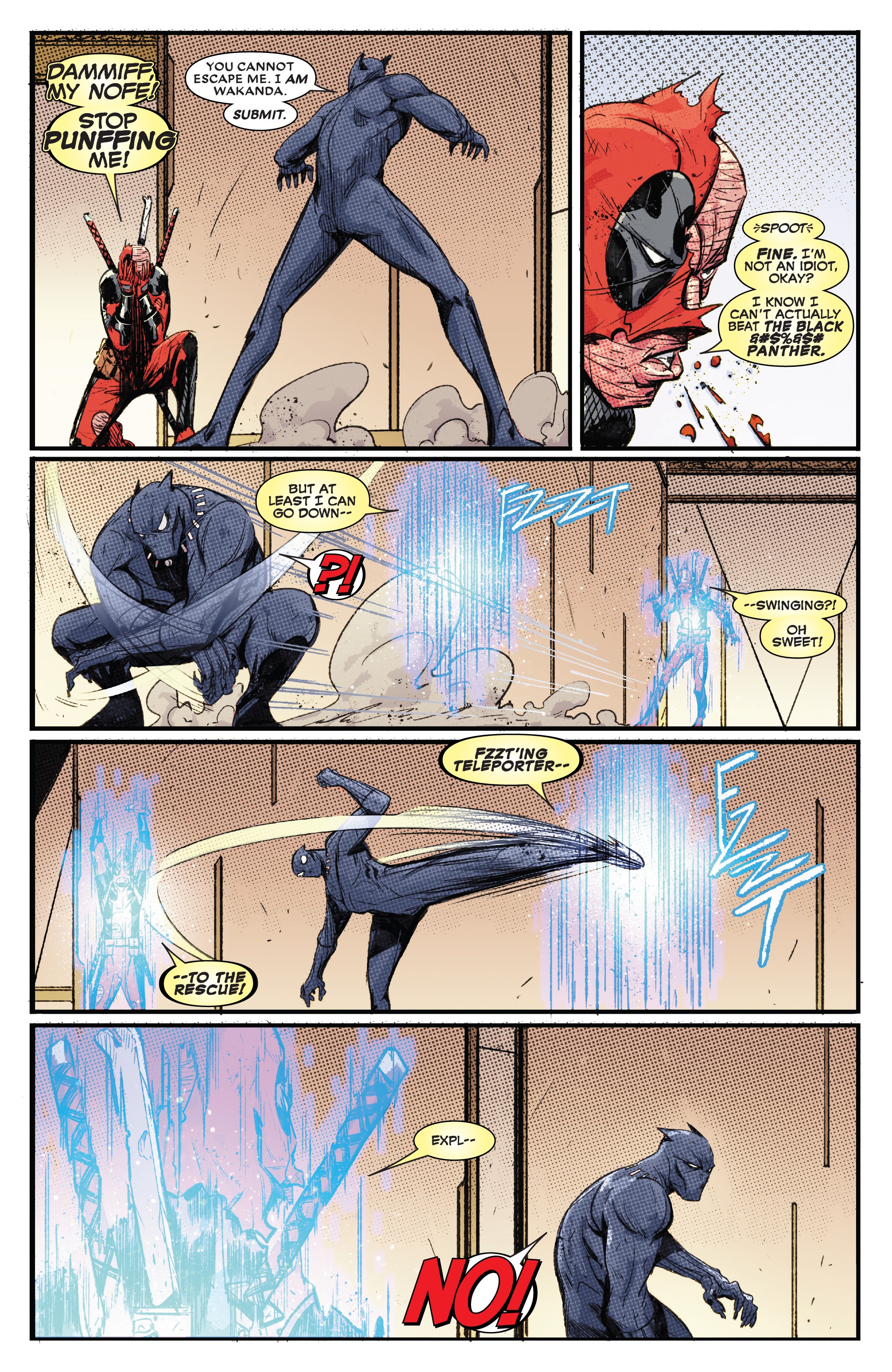 Read online Black Panther vs Deadpool comic -  Issue #4 - 13