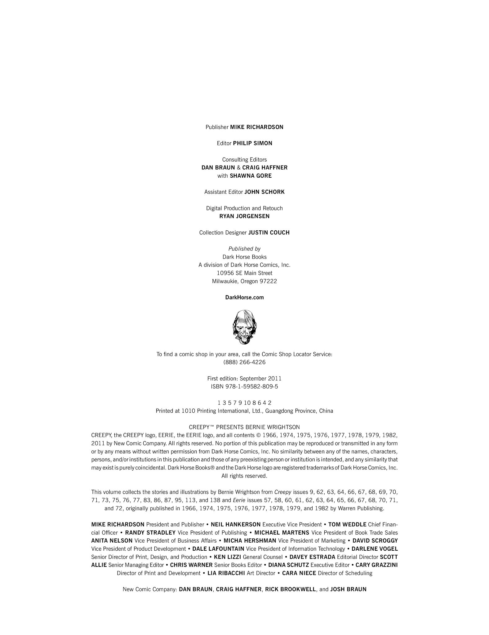 Read online Creepy Presents Bernie Wrightson comic -  Issue # TPB - 7