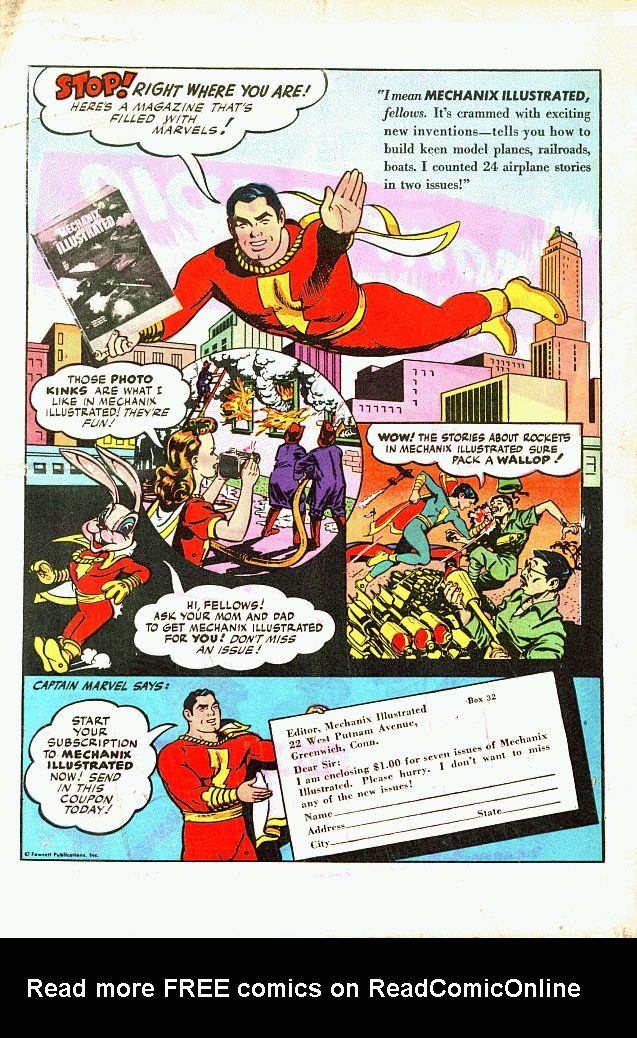 Read online Captain Marvel Adventures comic -  Issue #51 - 36