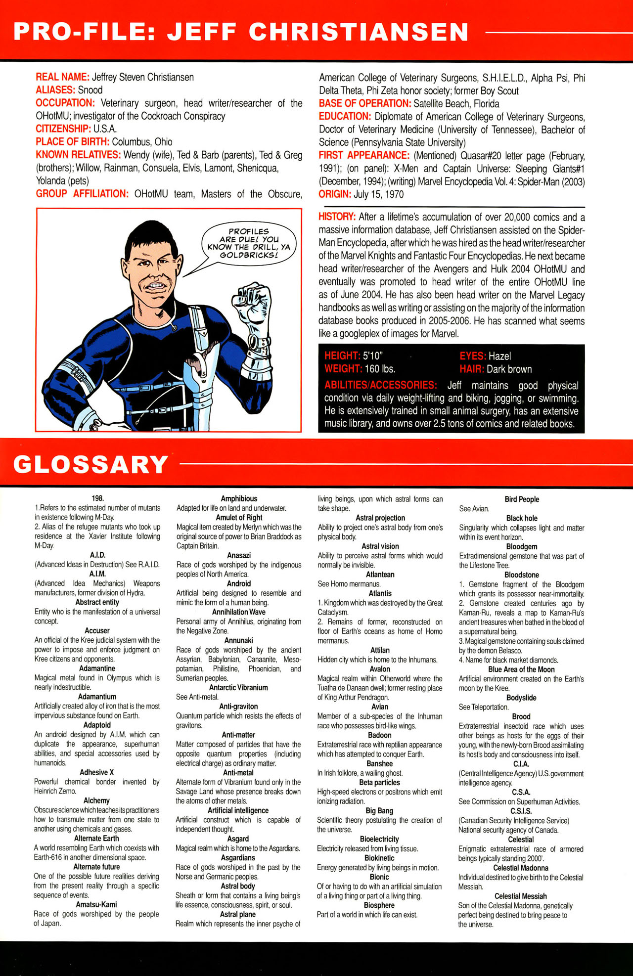 Read online All-New Official Handbook of the Marvel Universe A to Z: Update comic -  Issue #1 - 66