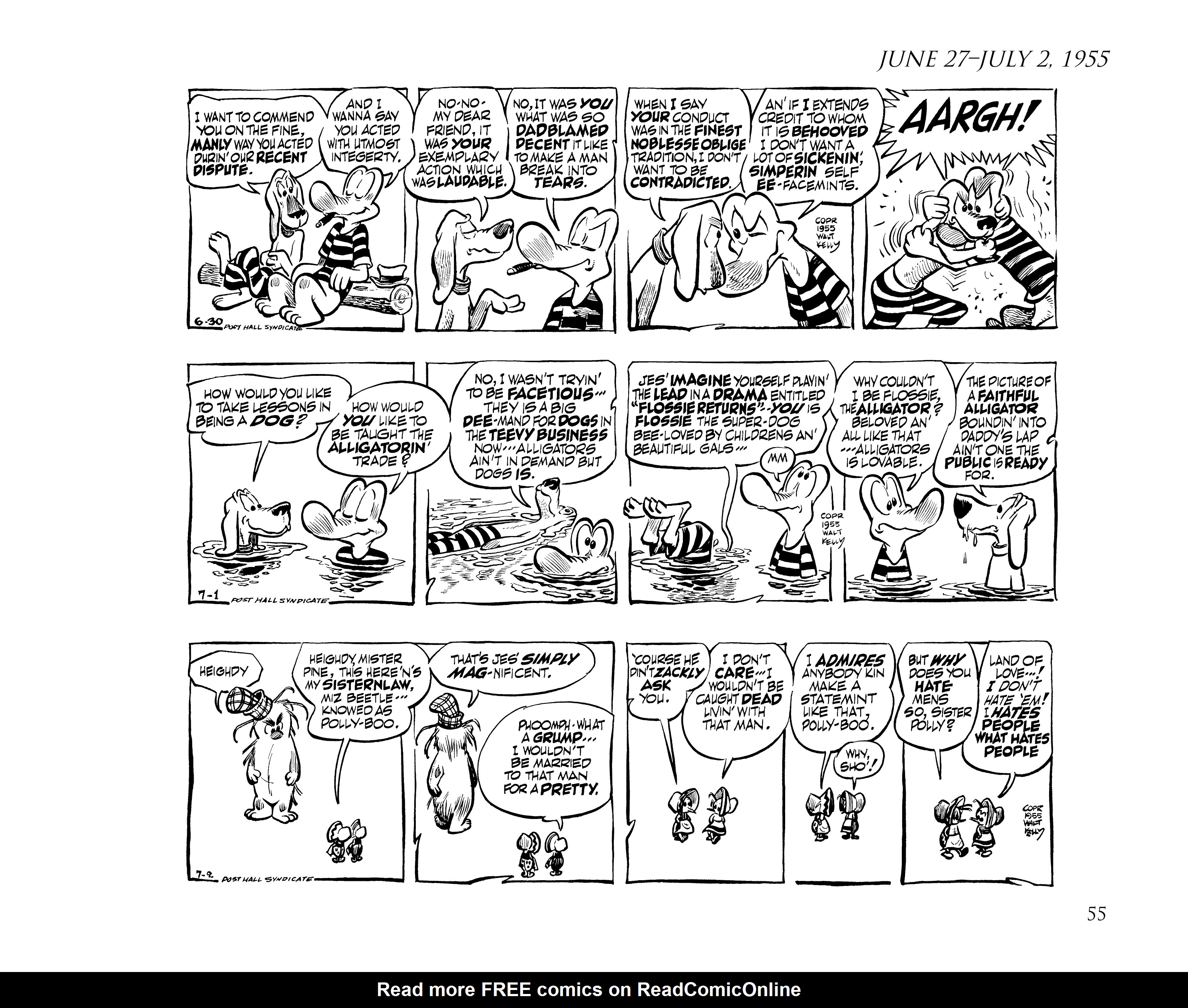 Read online Pogo by Walt Kelly: The Complete Syndicated Comic Strips comic -  Issue # TPB 4 (Part 1) - 67