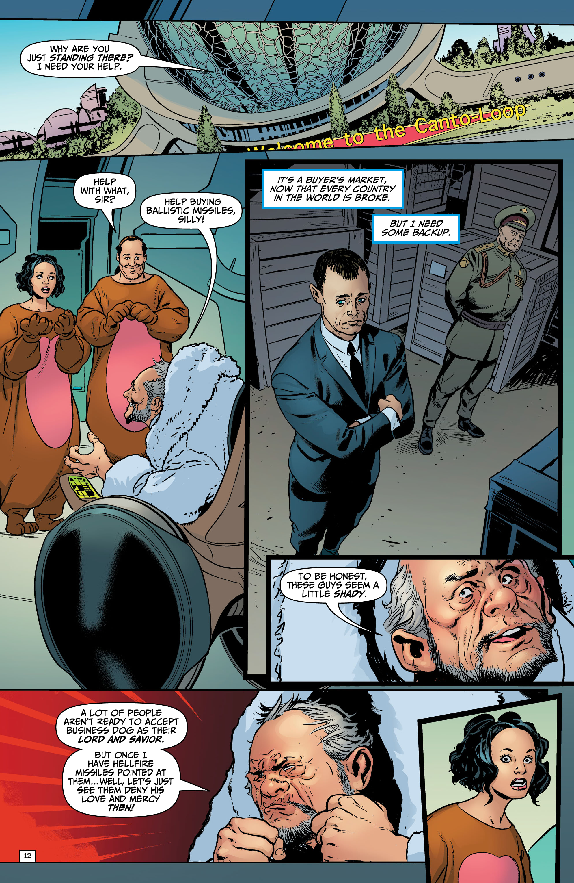 Read online Billionaire Island: Cult of Dogs comic -  Issue #6 - 14