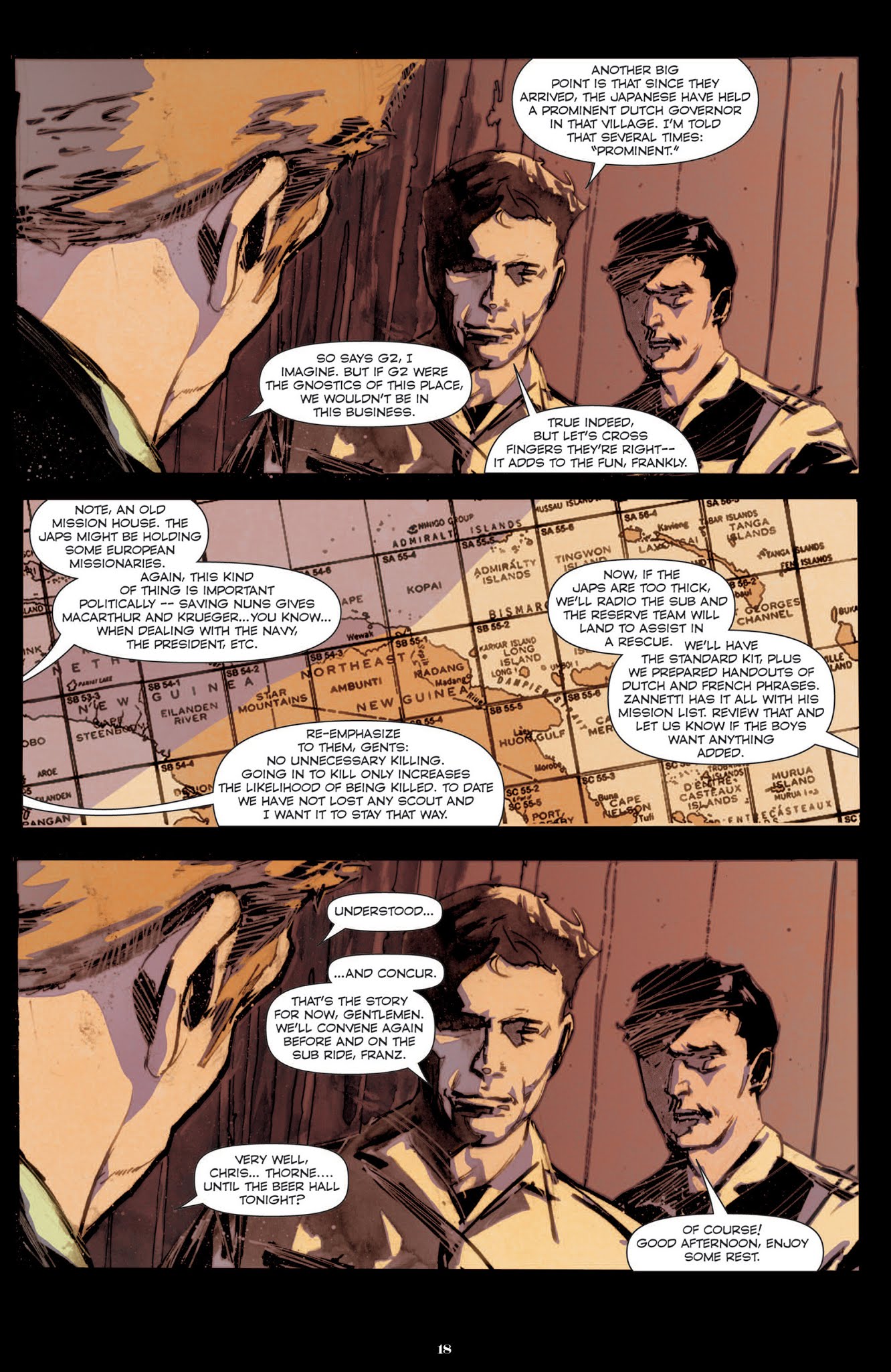 Read online Fever Ridge: A Tale of MacArthur's Jungle War comic -  Issue #3 - 18