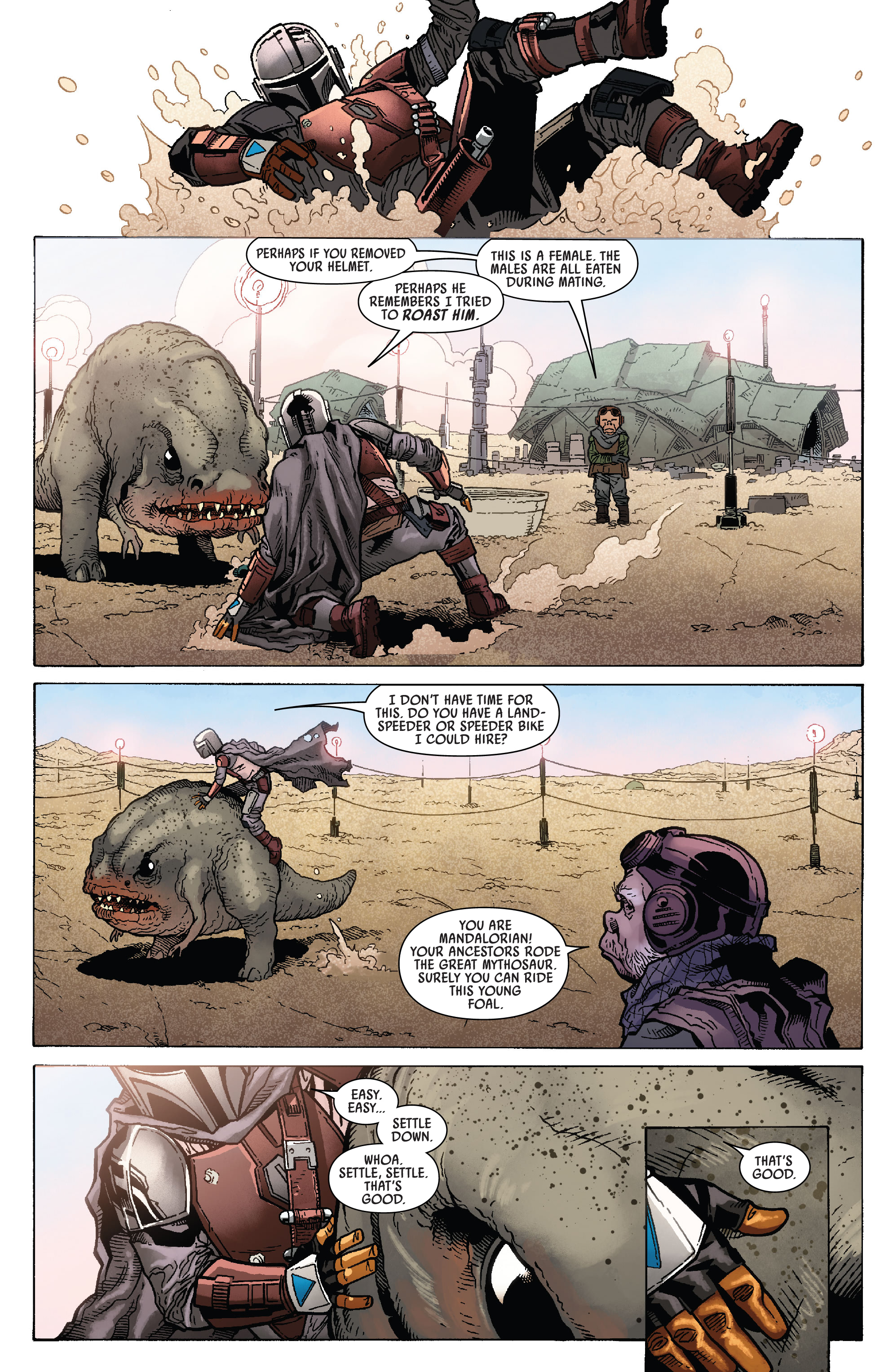 Read online Star Wars: The Mandalorian comic -  Issue #1 - 28