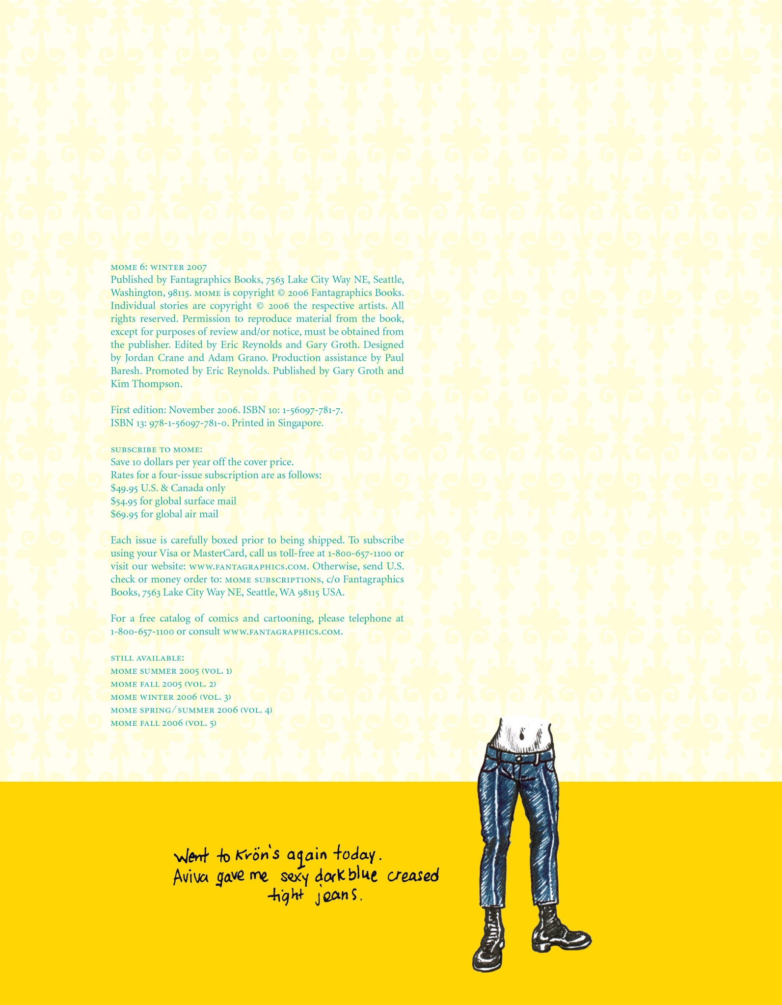Read online Mome comic -  Issue # TPB 6 - 3