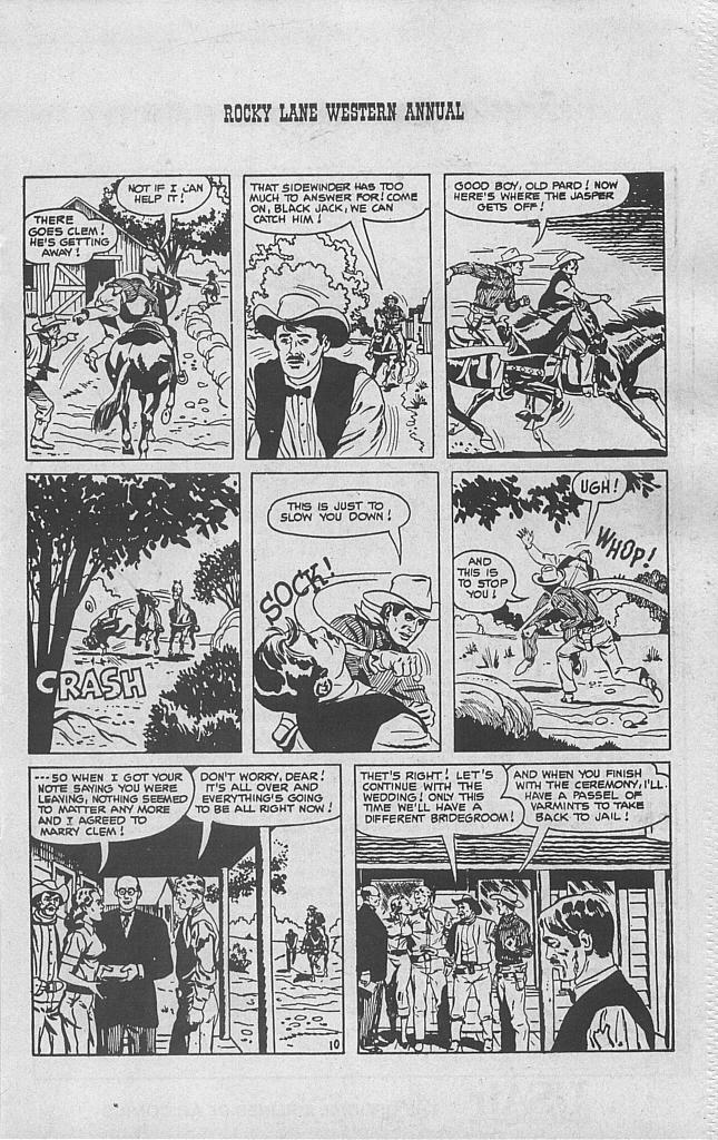 Read online Rocky Lane Western Annual comic -  Issue # Full - 13