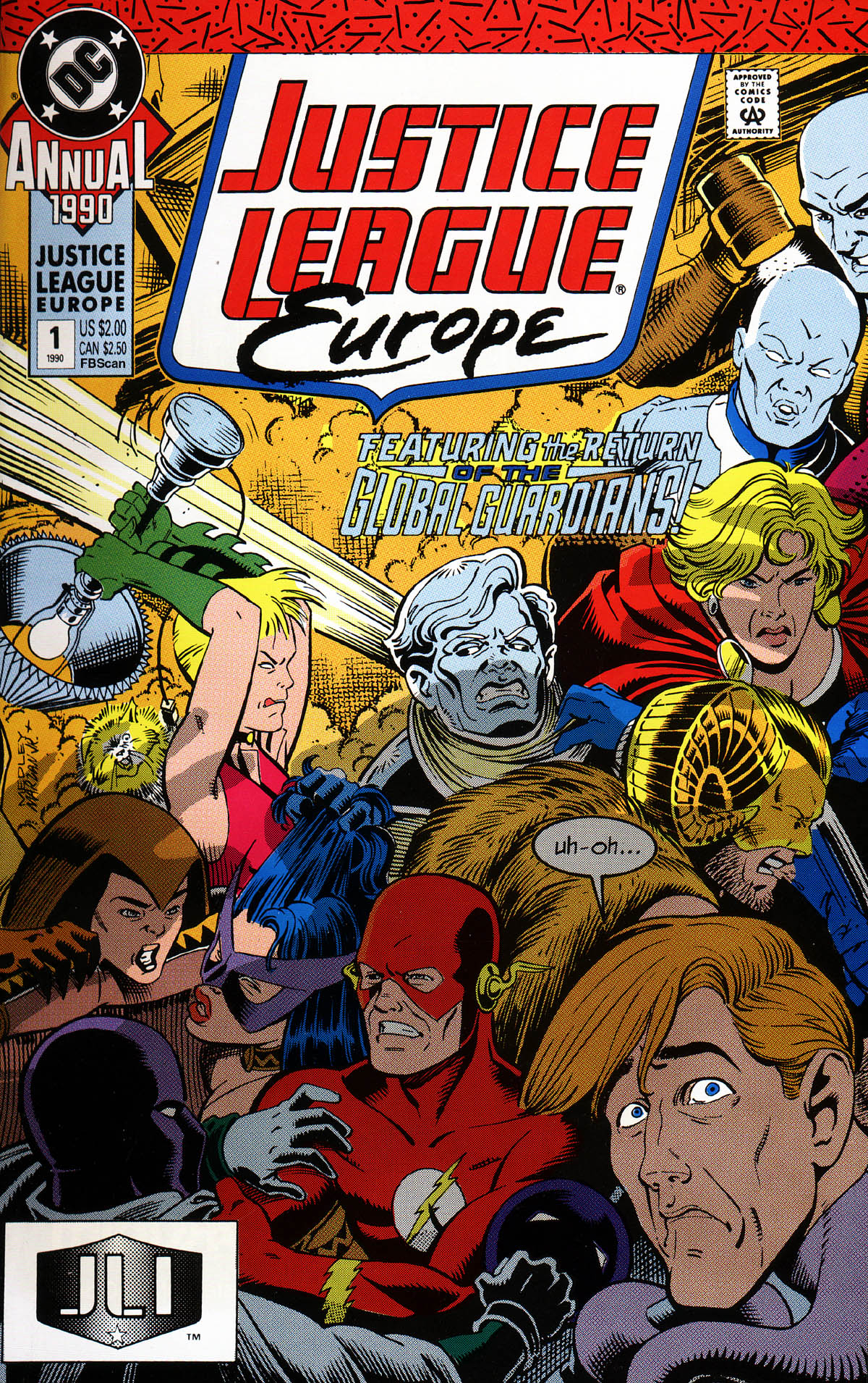 Read online Justice League Europe comic -  Issue # _Annual 1 - 1