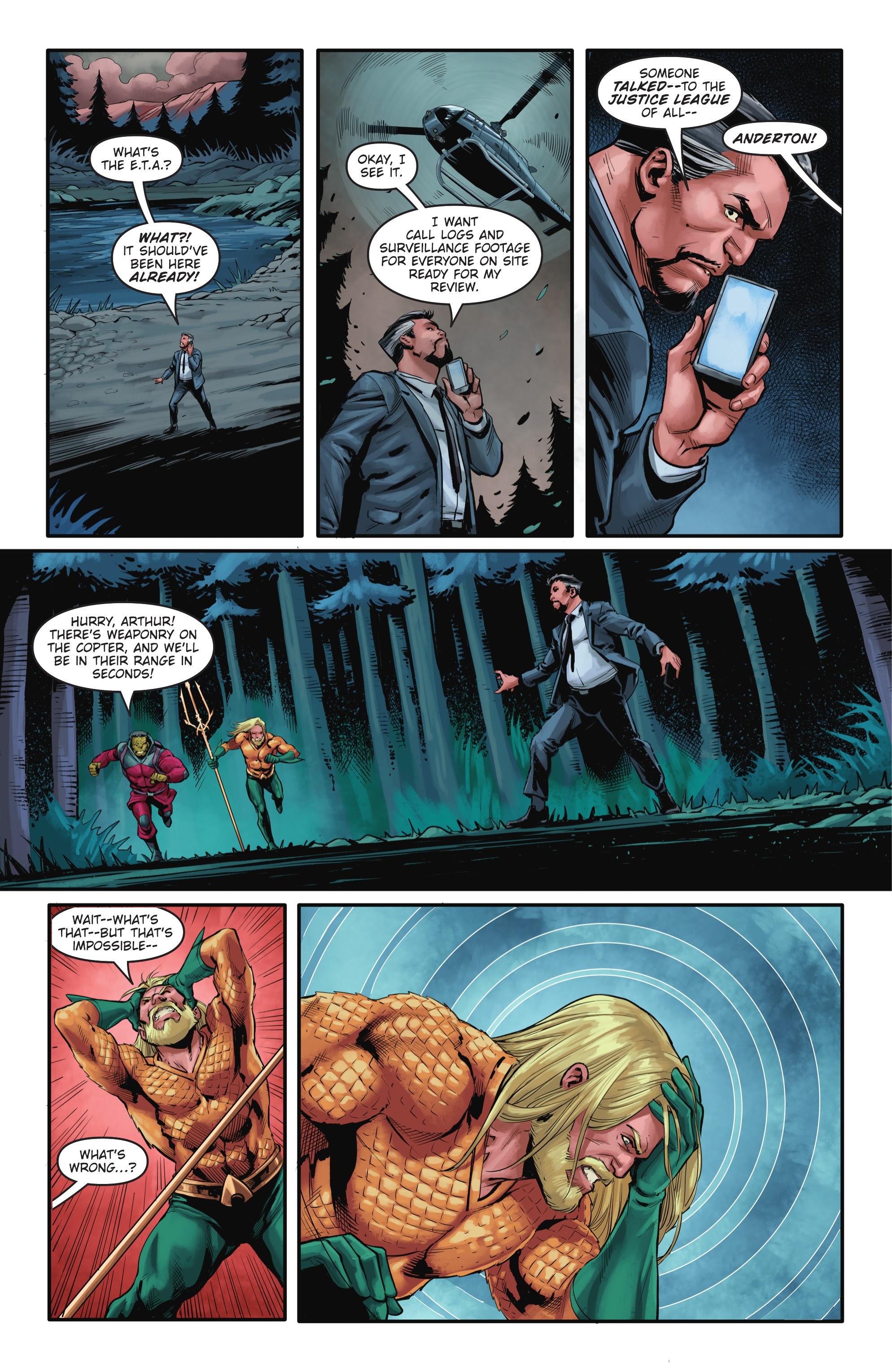 Read online Aquaman/Green Arrow - Deep Target comic -  Issue #6 - 9