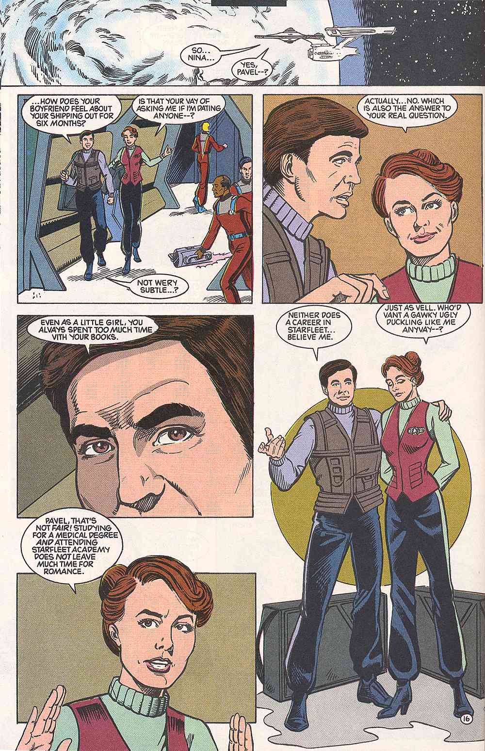 Read online Star Trek (1989) comic -  Issue #25 - 16