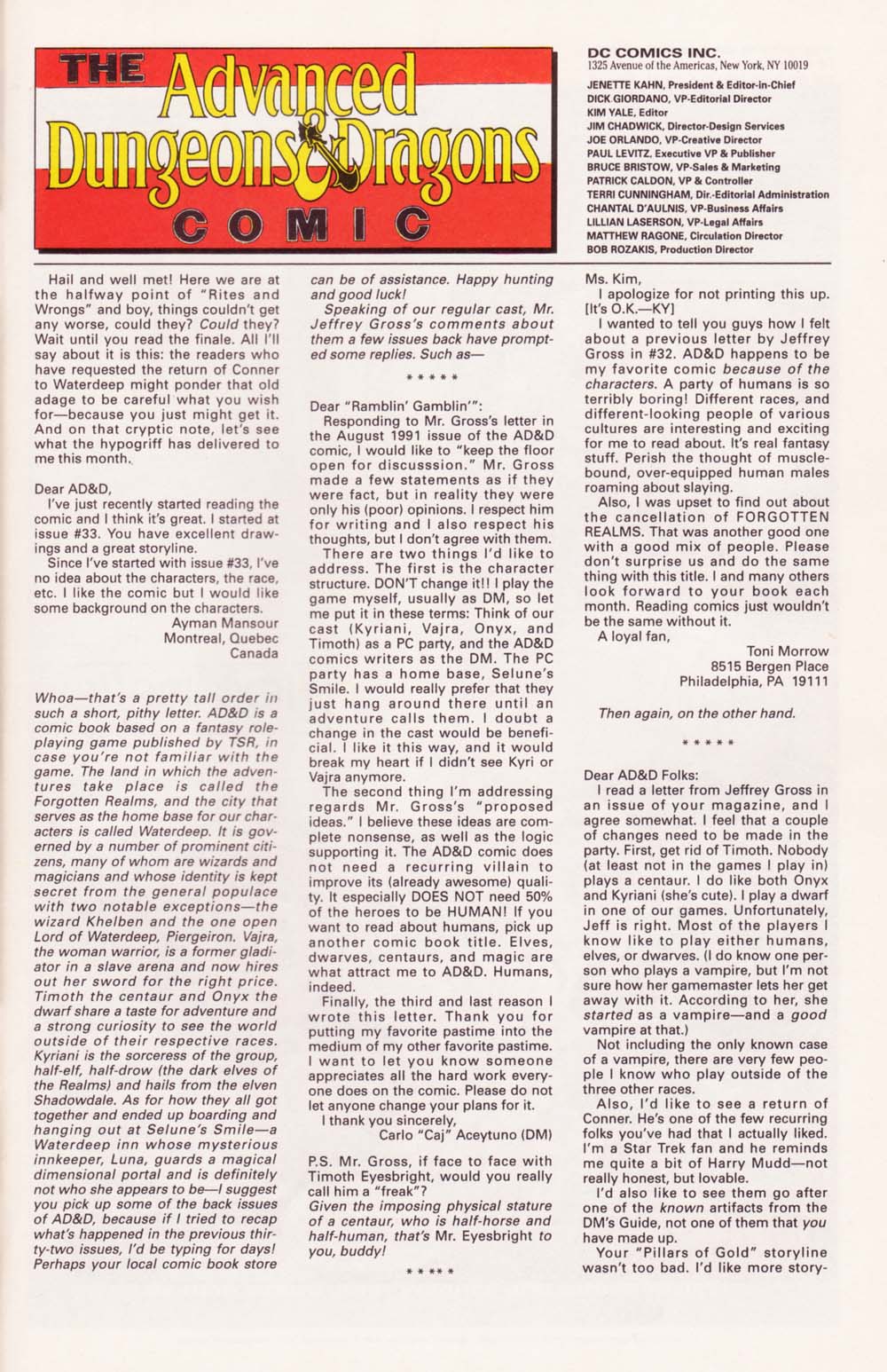Read online Advanced Dungeons & Dragons comic -  Issue #35 - 25