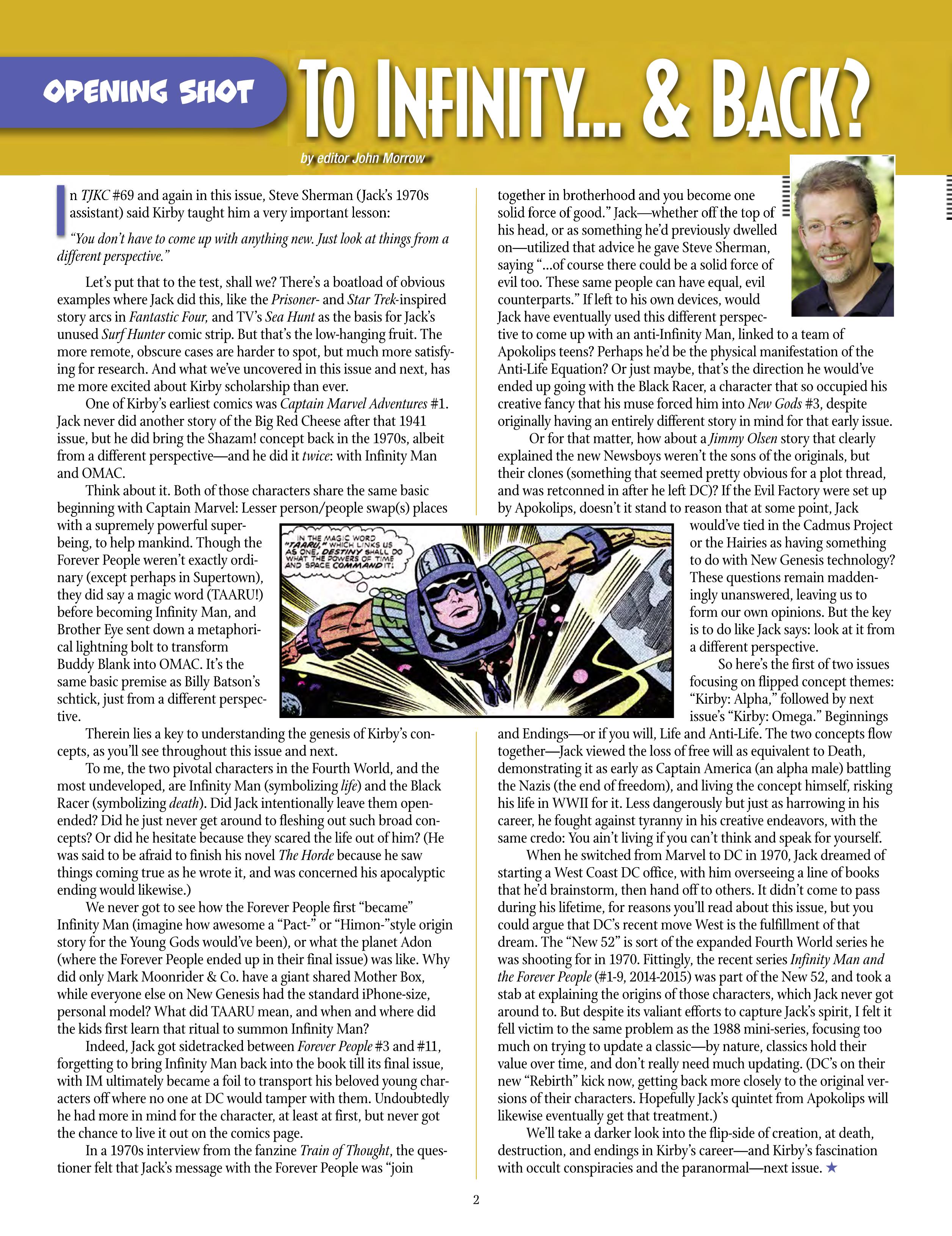 Read online The Jack Kirby Collector comic -  Issue #70 - 4