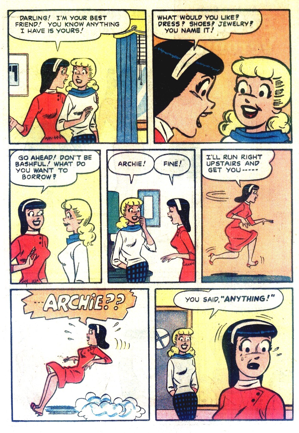 Read online Archie's Girls Betty and Veronica comic -  Issue #55 - 4