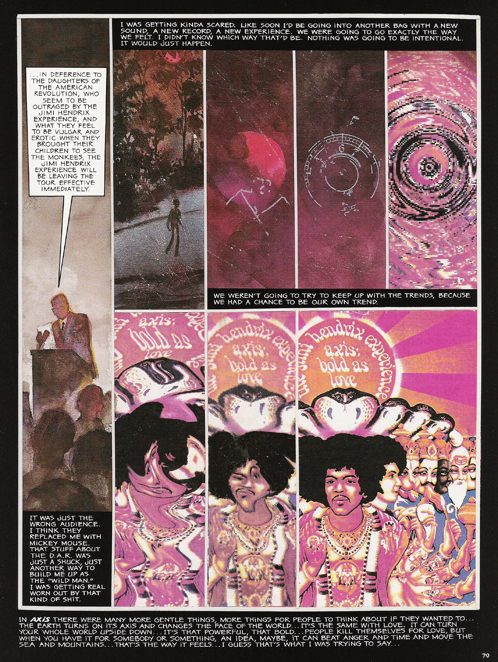 Read online Voodoo Child - The Illustrated Legend of Jimi Hendrix comic -  Issue # TPB - 82