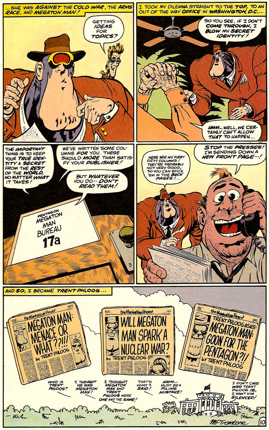 Read online Megaton Man comic -  Issue #6 - 12