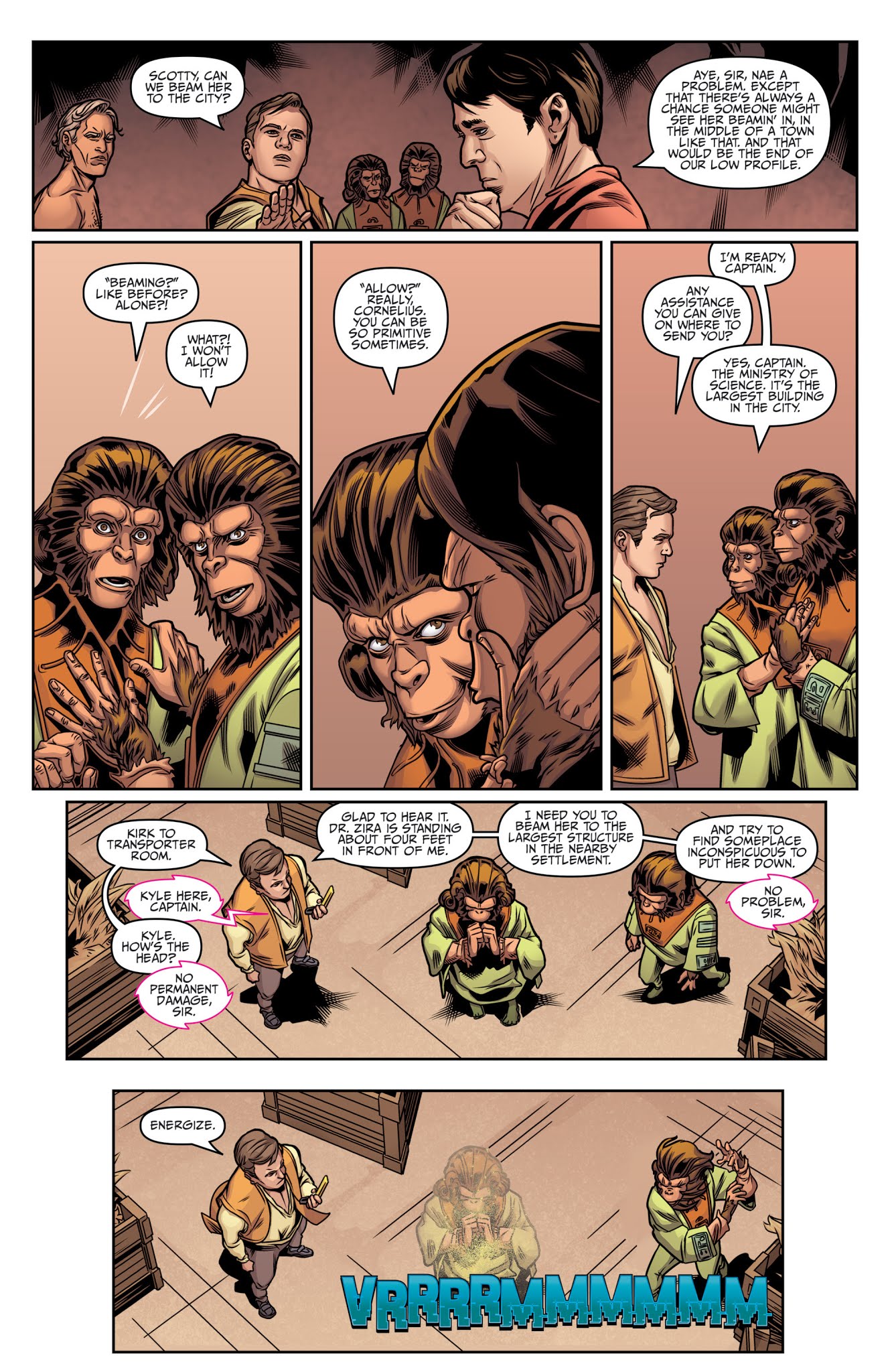 Read online Star Trek/Planet of the Apes: The Primate Directive comic -  Issue #4 - 10