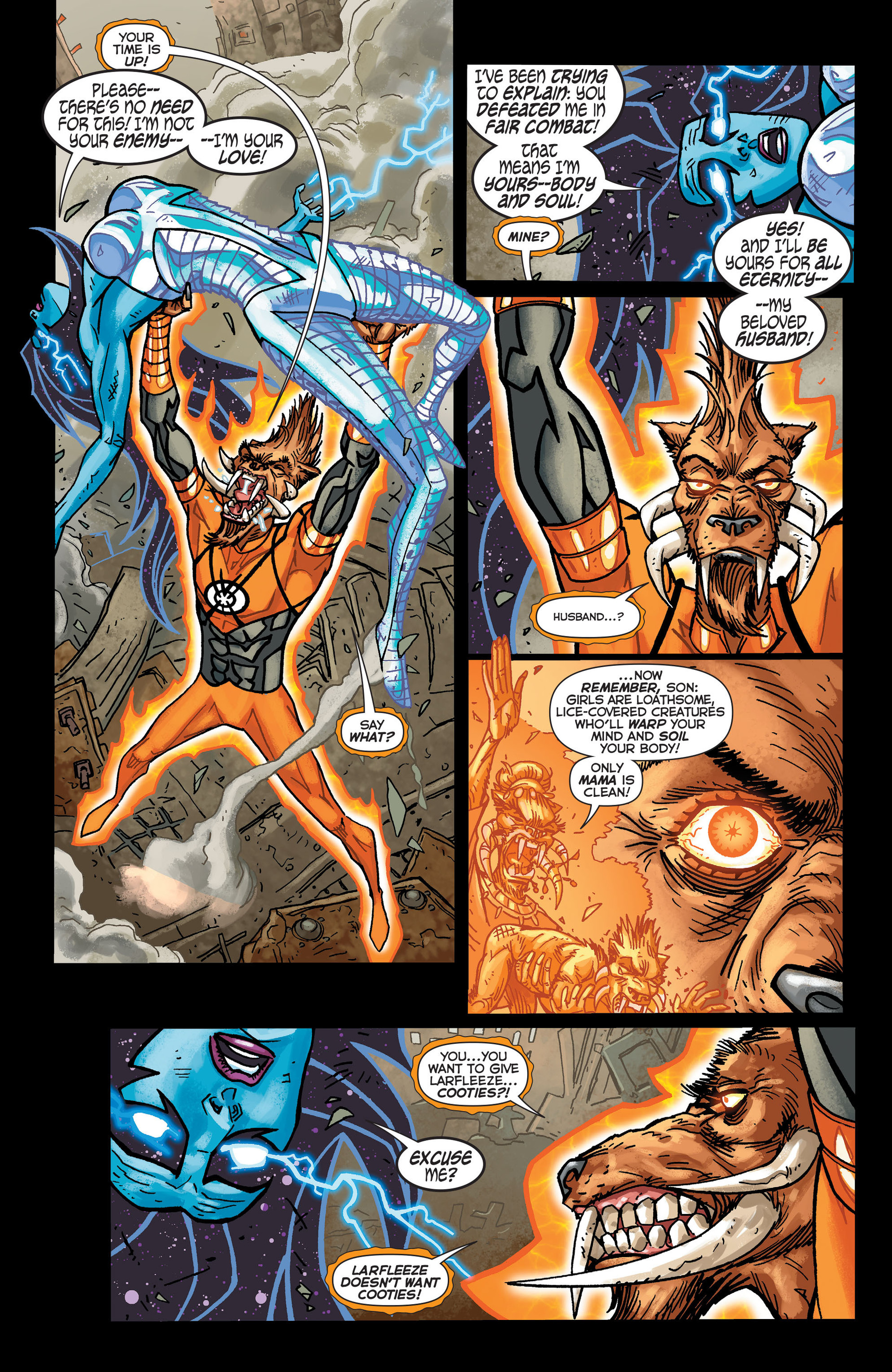 Read online Larfleeze comic -  Issue #10 - 17