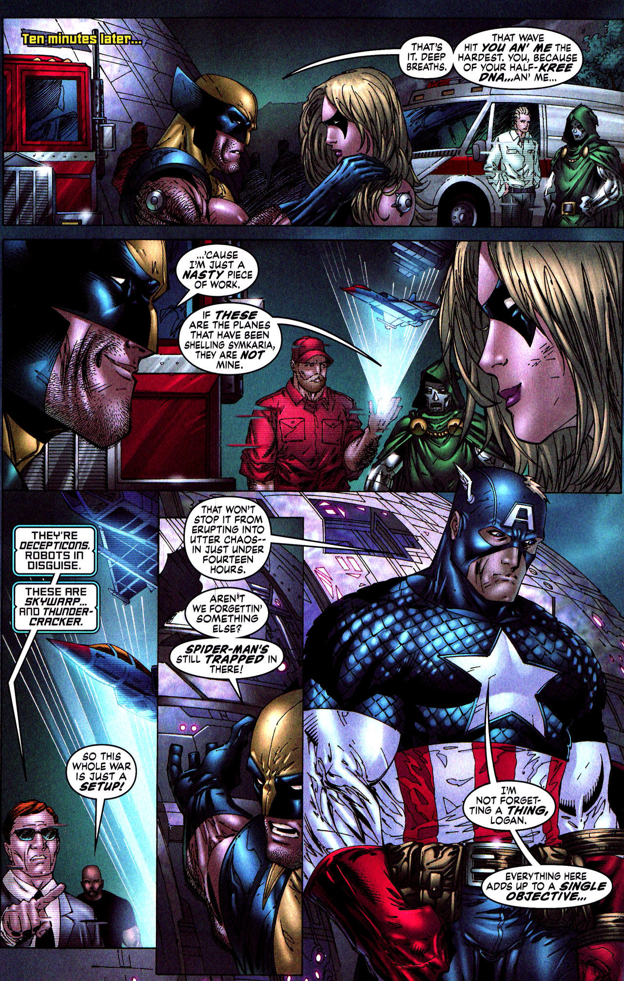 Read online New Avengers/Transformers comic -  Issue #2 - 18