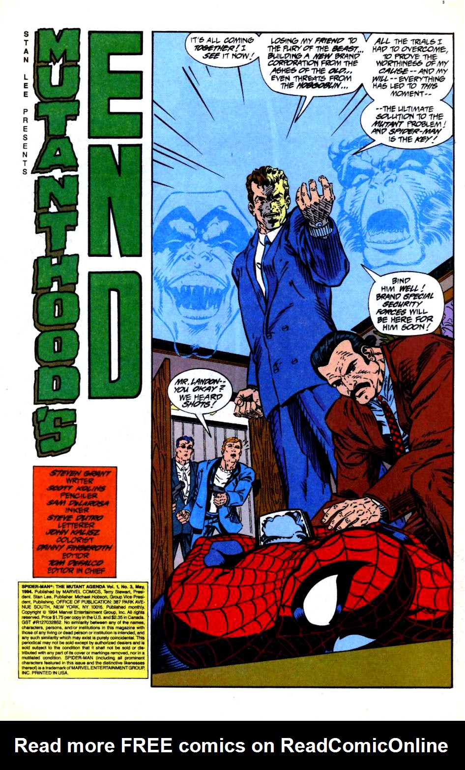 Spider-Man: The Mutant Agenda issue 3 - Page 2