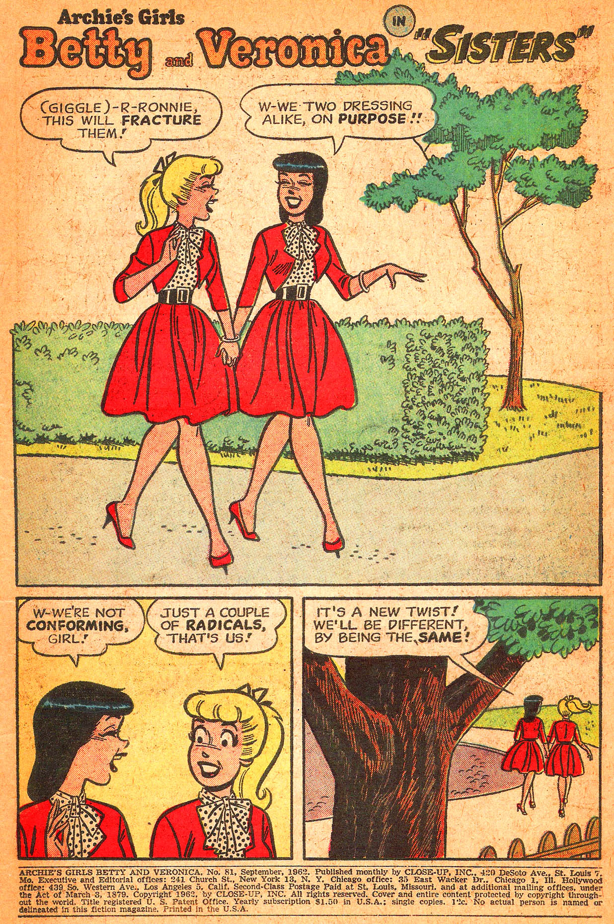 Read online Archie's Girls Betty and Veronica comic -  Issue #81 - 3