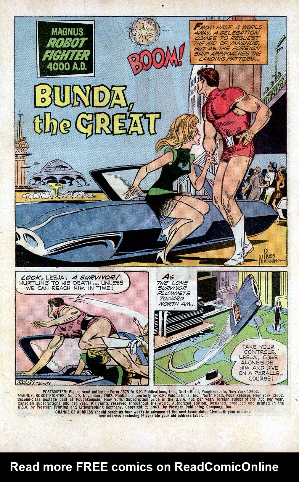 Read online Magnus, Robot Fighter 4000 AD comic -  Issue #20 - 3