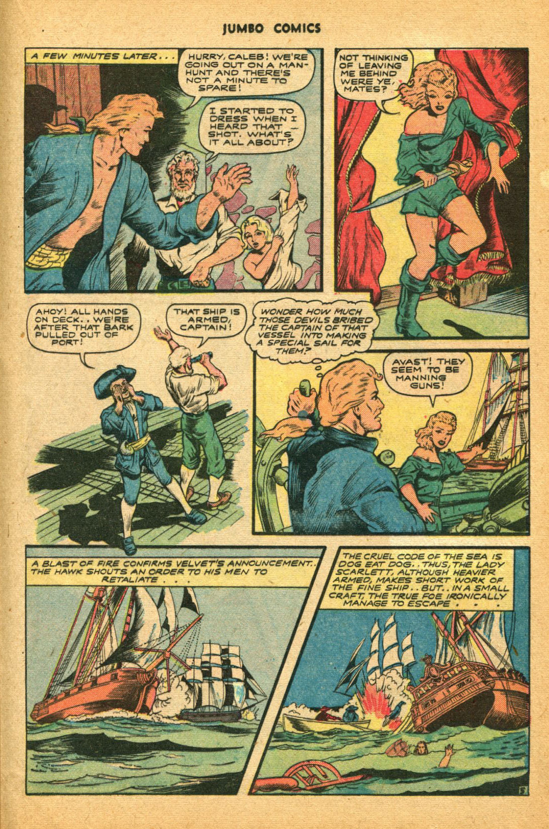 Read online Jumbo Comics comic -  Issue #77 - 31