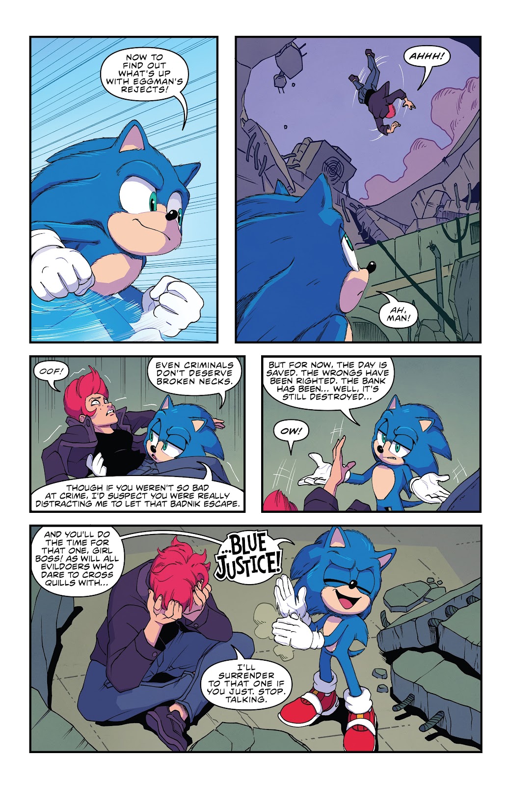 Sonic the Hedgehog 2: The Official Movie Pre-Quill issue Full - Page 21