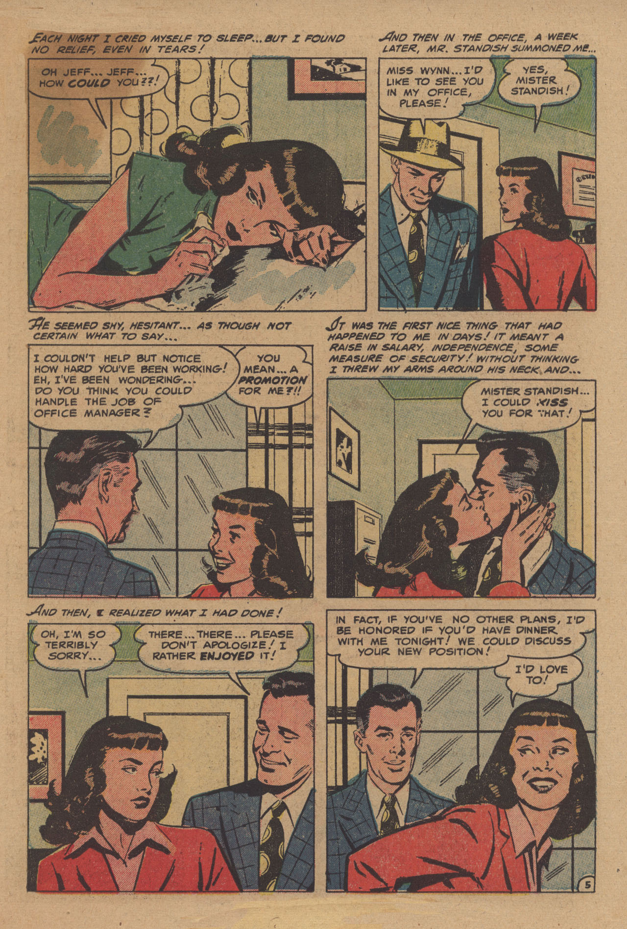 Read online Love Romances comic -  Issue #28 - 7