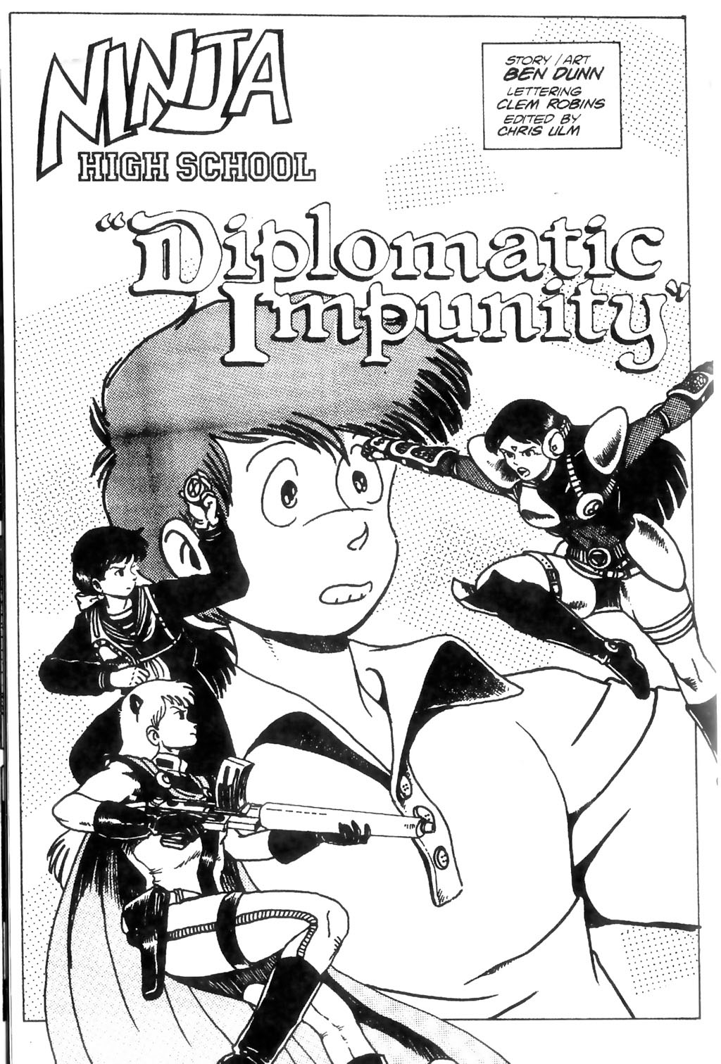 Read online Ninja High School (1986) comic -  Issue #10 - 2