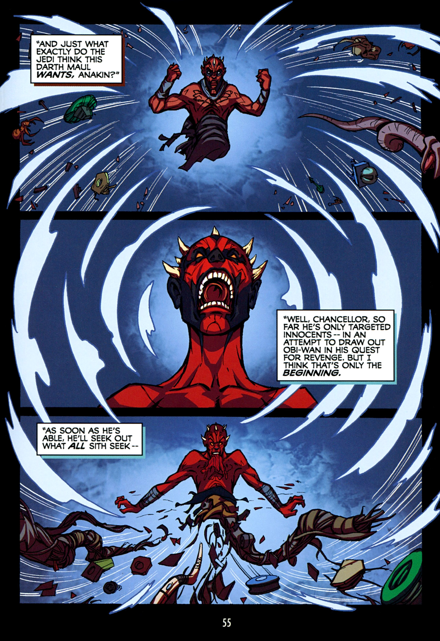 Read online Star Wars: The Clone Wars - The Sith Hunters comic -  Issue # Full - 56