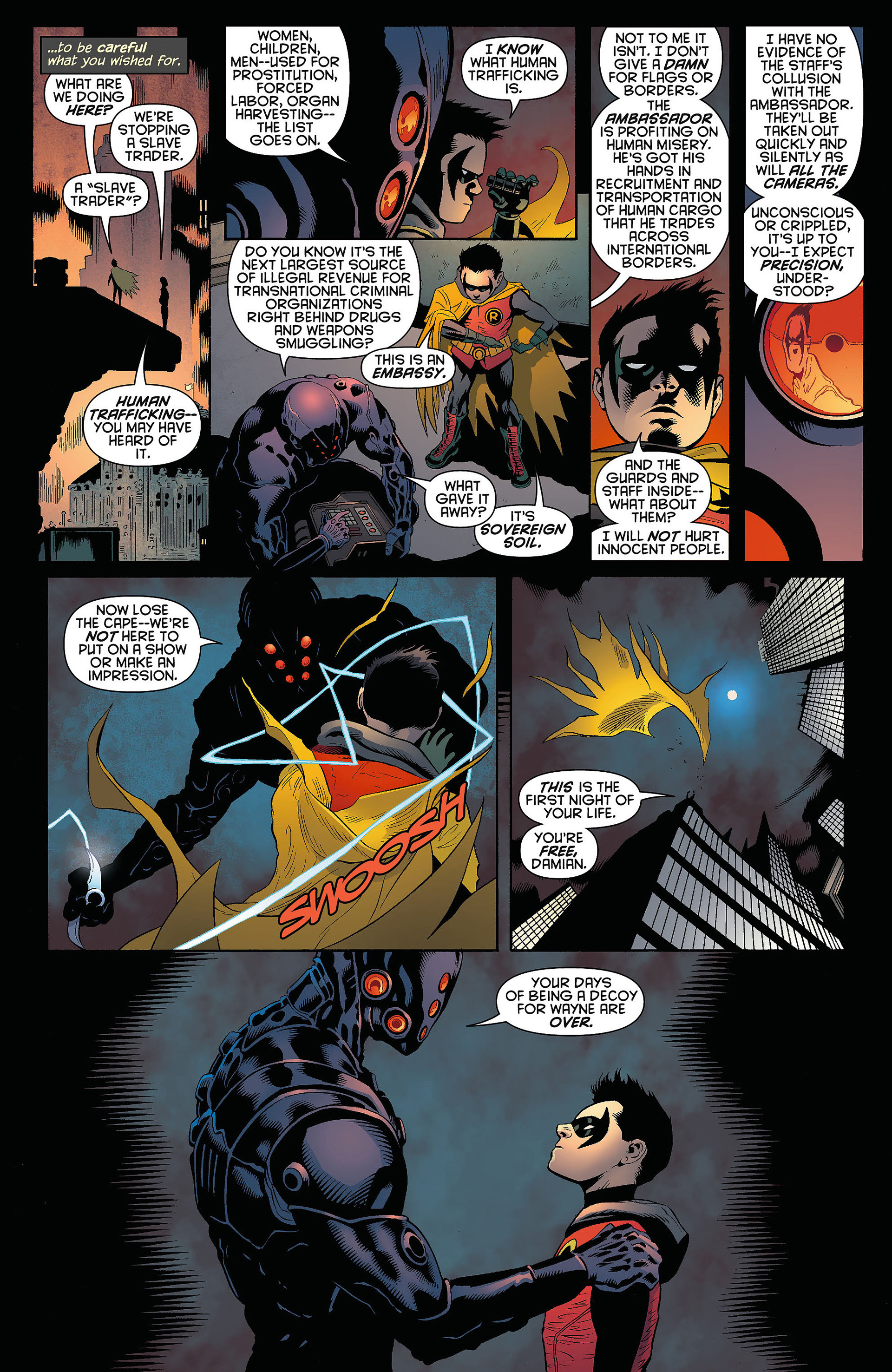 Read online Batman and Robin (2011) comic -  Issue #5 - 17