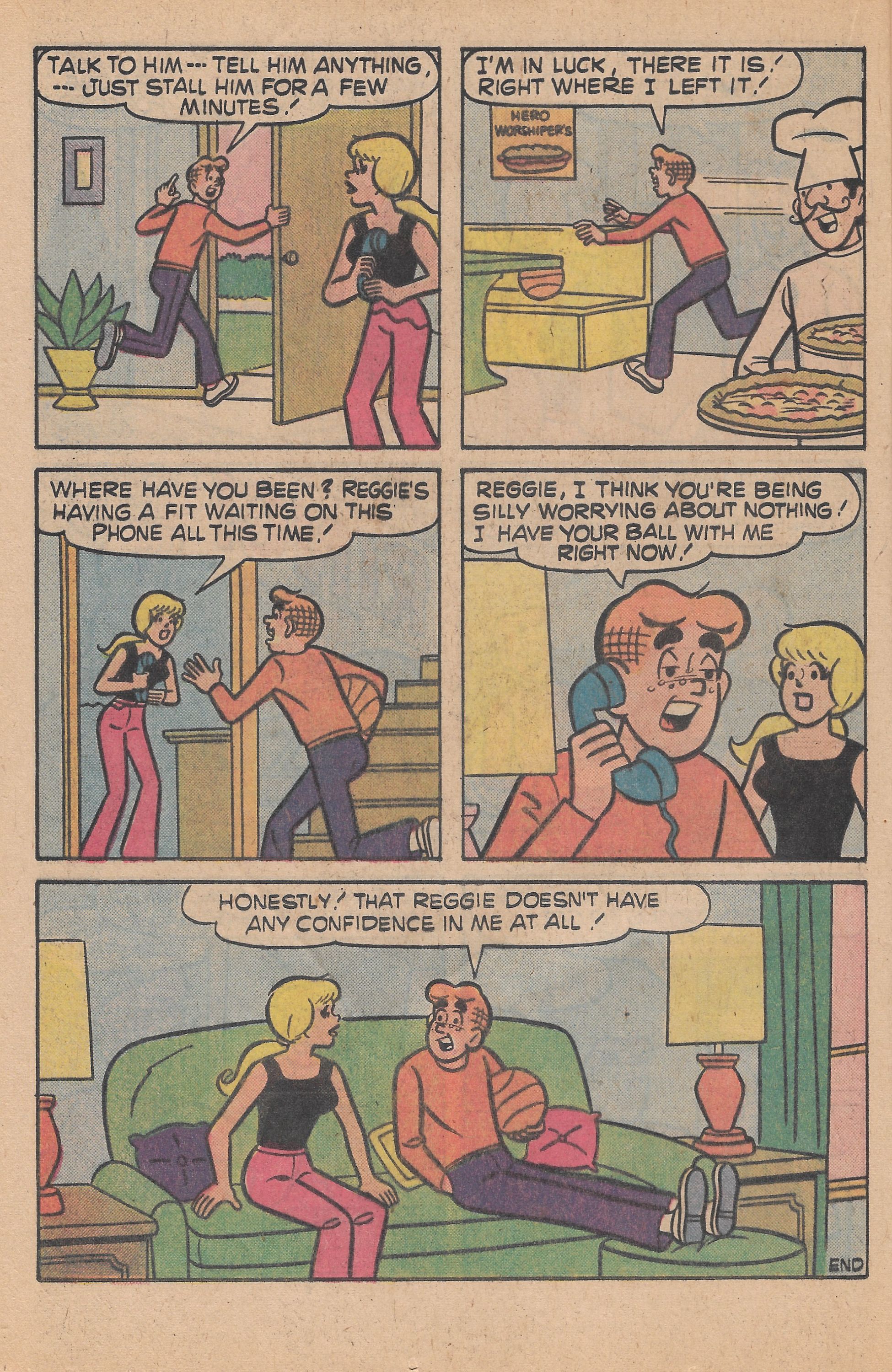 Read online Reggie and Me (1966) comic -  Issue #105 - 24