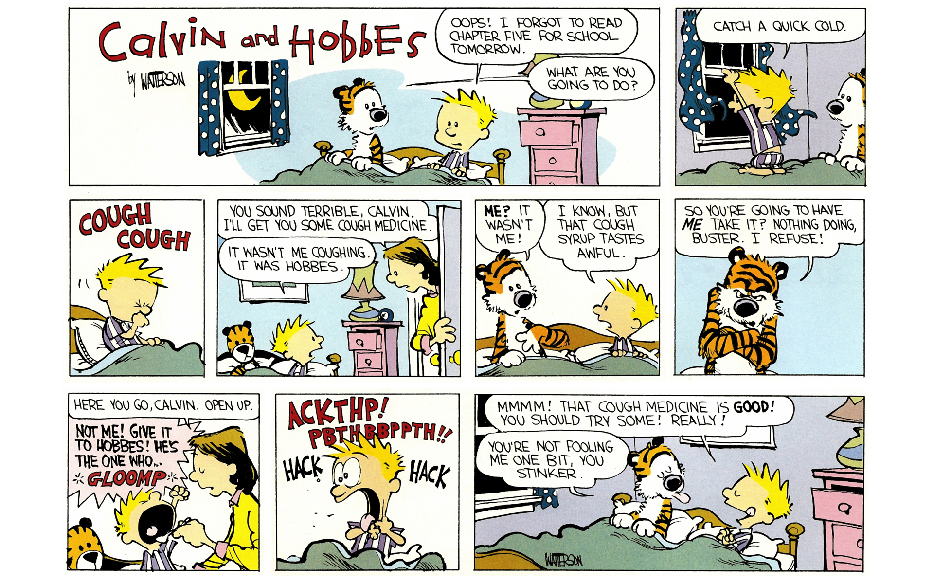 Read online Calvin and Hobbes comic -  Issue #1 - 93