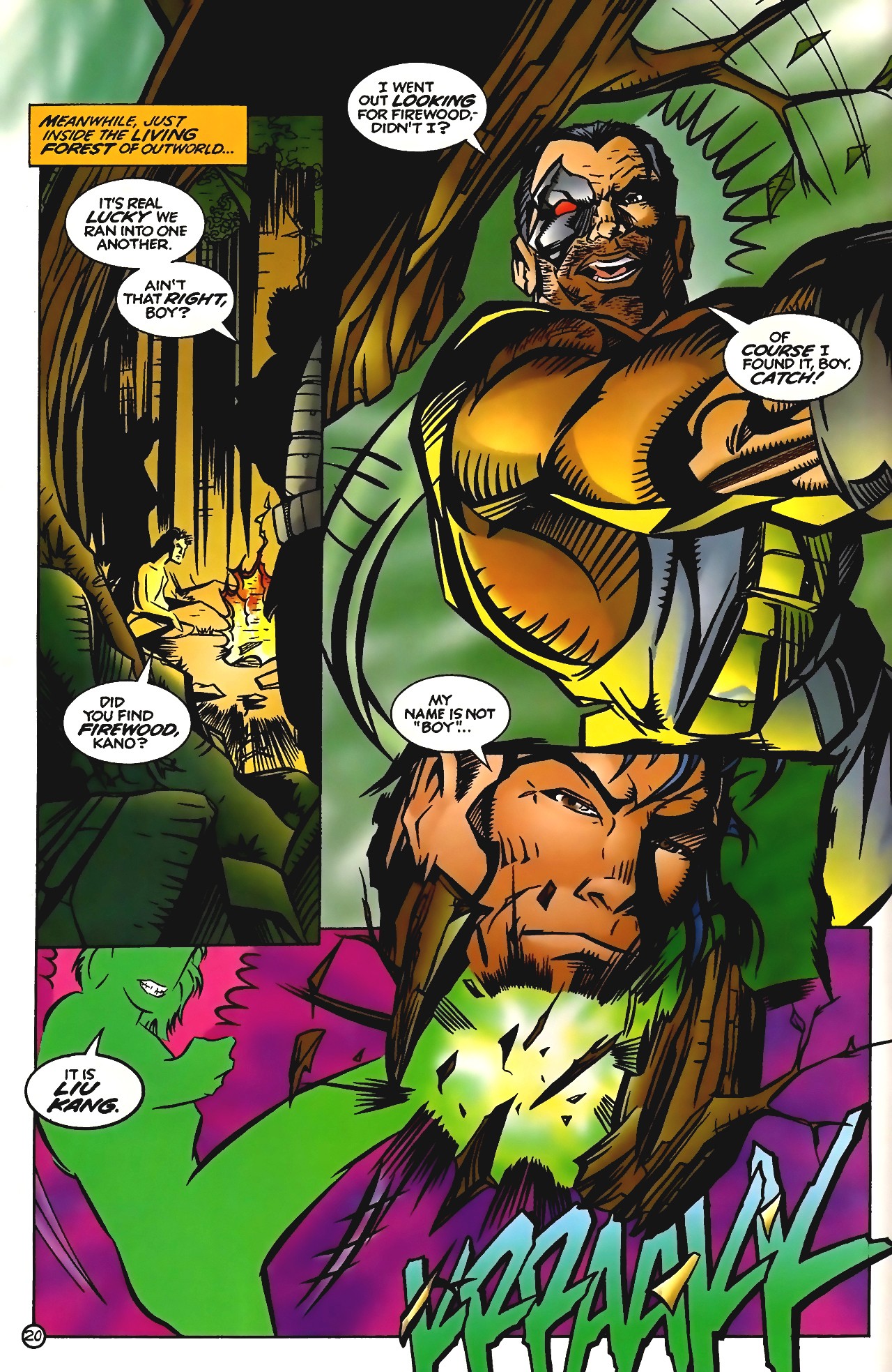Read online Mortal Kombat (1994) comic -  Issue #4 - 21