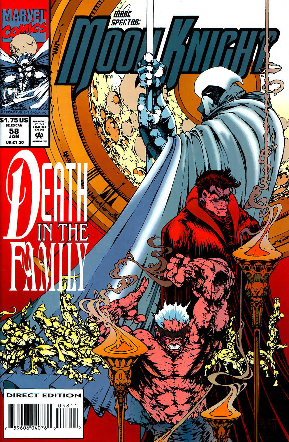 Read online Marc Spector: Moon Knight comic -  Issue #58 - 1
