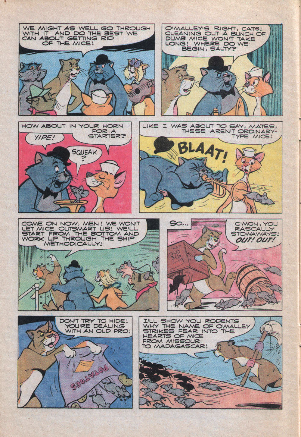 Read online O'Malley and the Alley Cats comic -  Issue #2 - 8