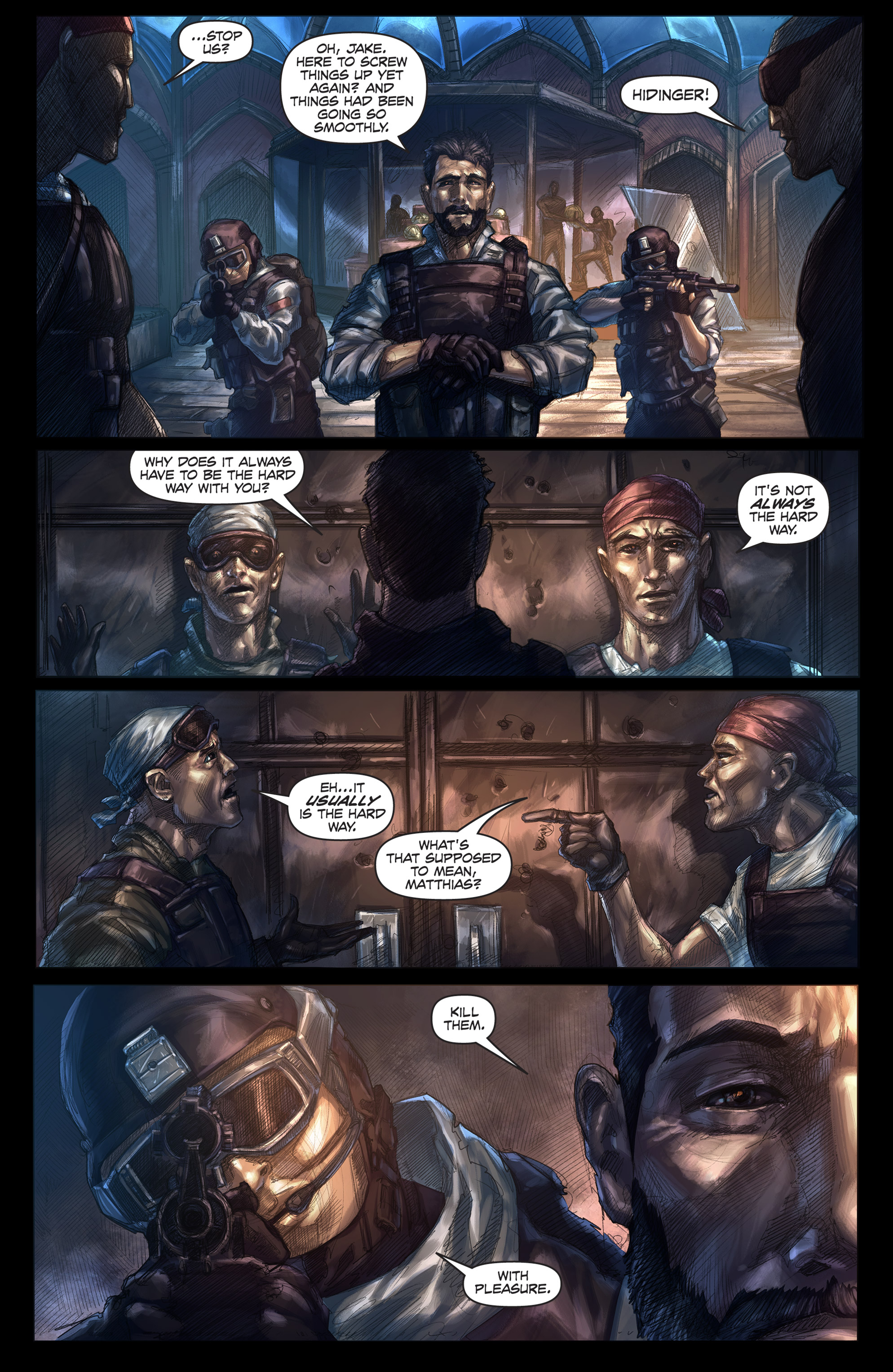 Read online Afterburn: Crossfire comic -  Issue #1 - 4
