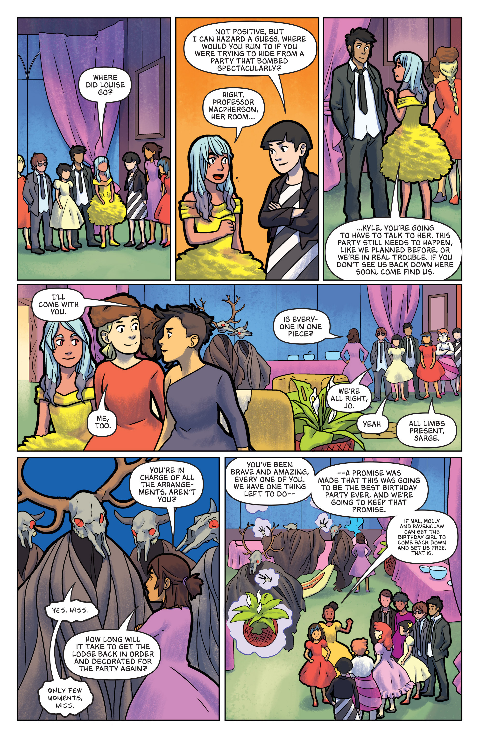 Read online Lumberjanes/Gotham Academy comic -  Issue #6 - 8